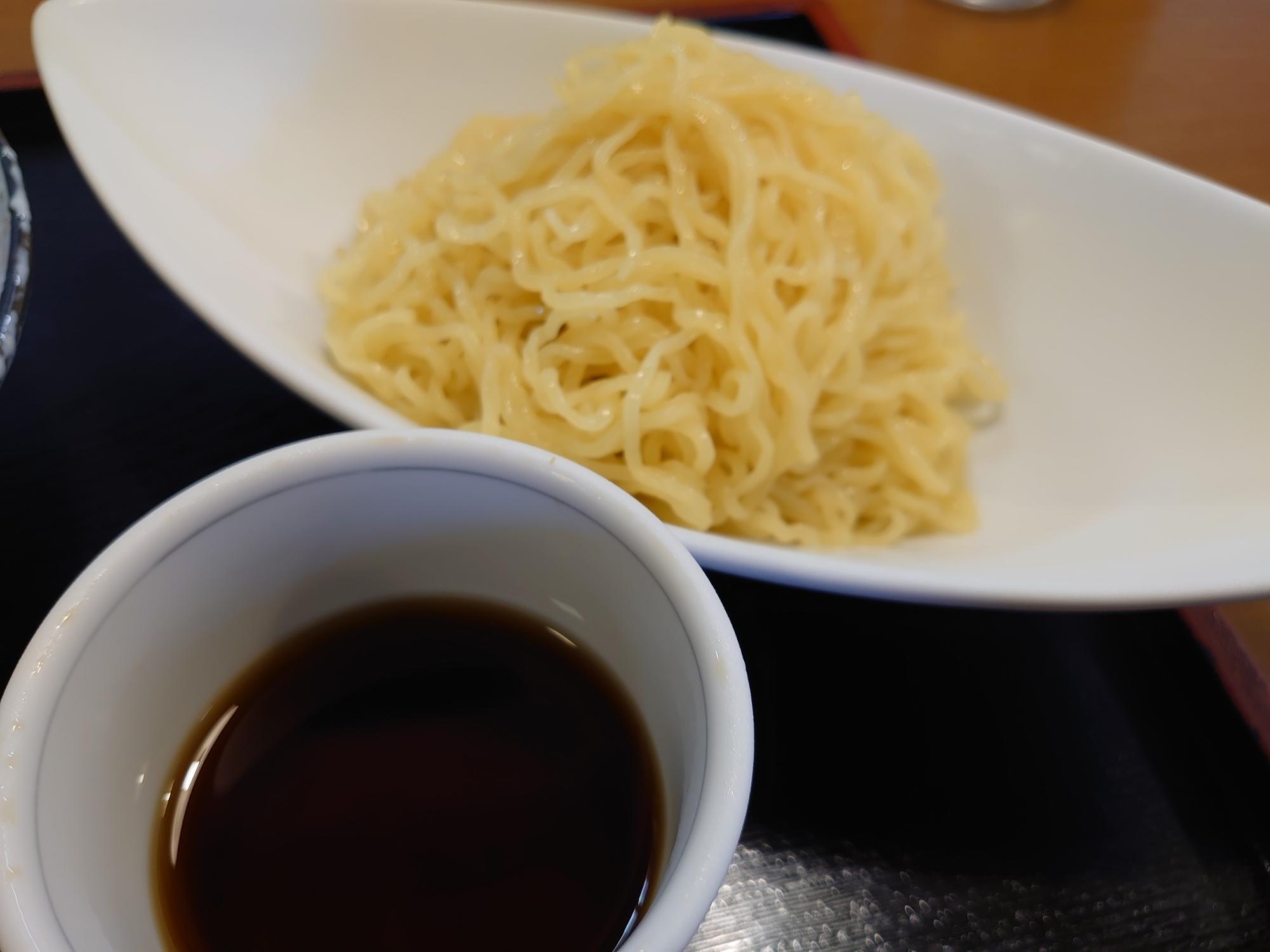 ざるラーメンのアップ画像