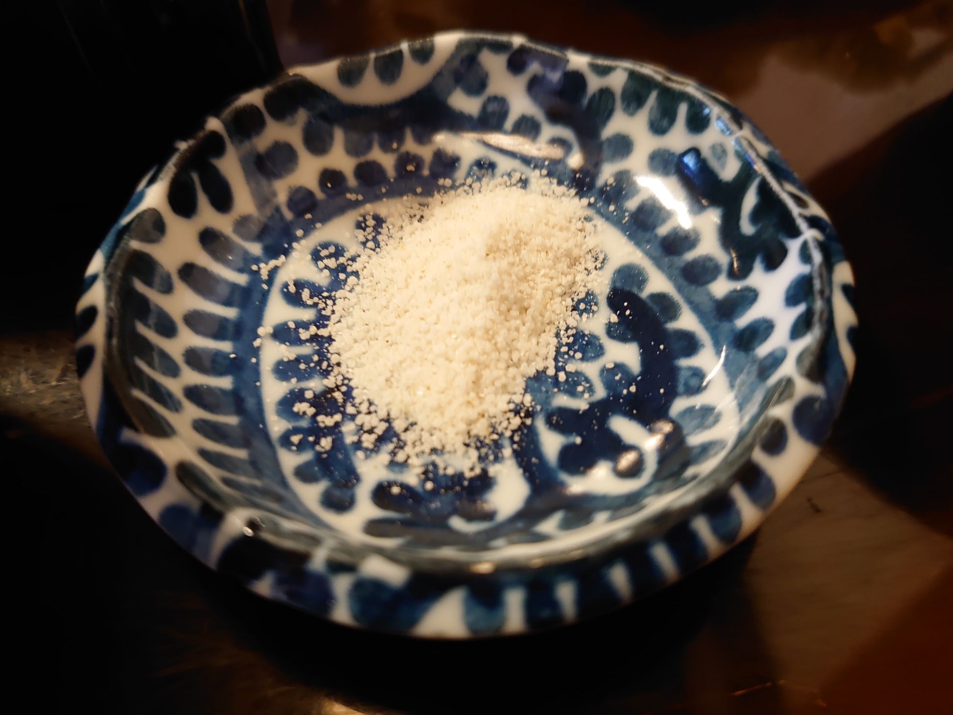 天ぷら用のお塩もついていました