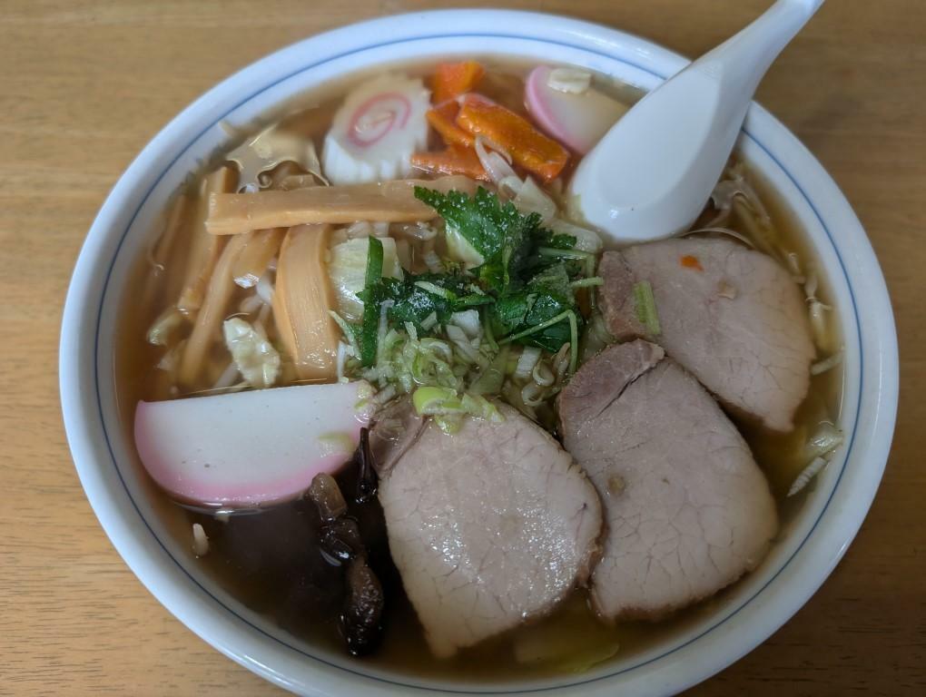 「もやしラーメン」大盛り着丼