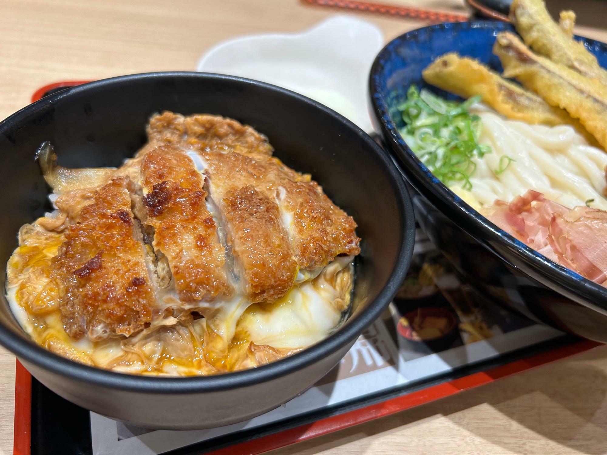 ミニかつとじ丼