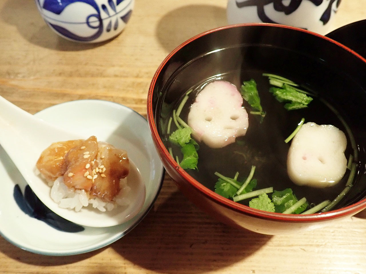 しかも日替わりミニレンゲ丼とお吸い物が付いています