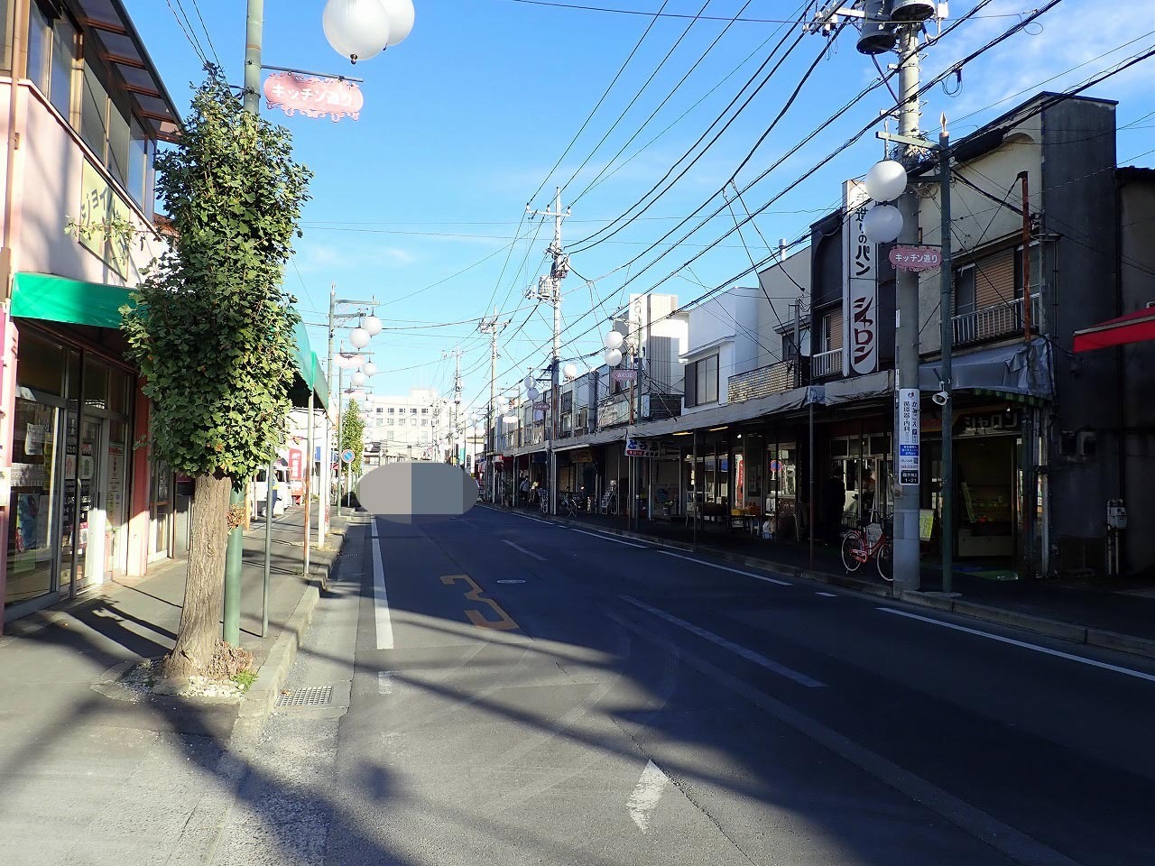 角栄商店街は東武東上線・霞ヶ関駅から徒歩約10分です
