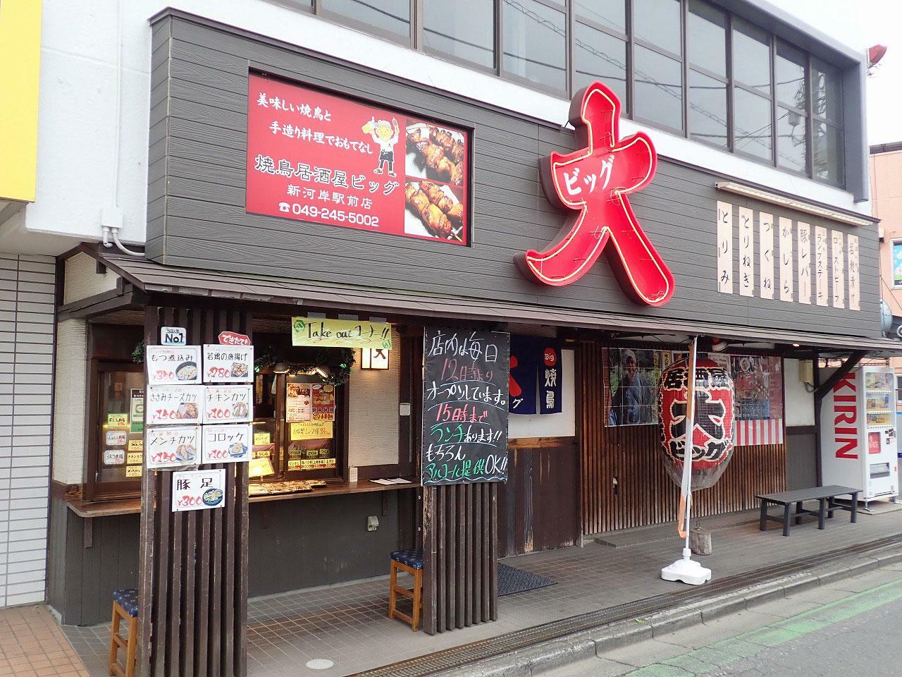 店舗は東武東上線・新河岸駅から徒歩約2分のところにあります