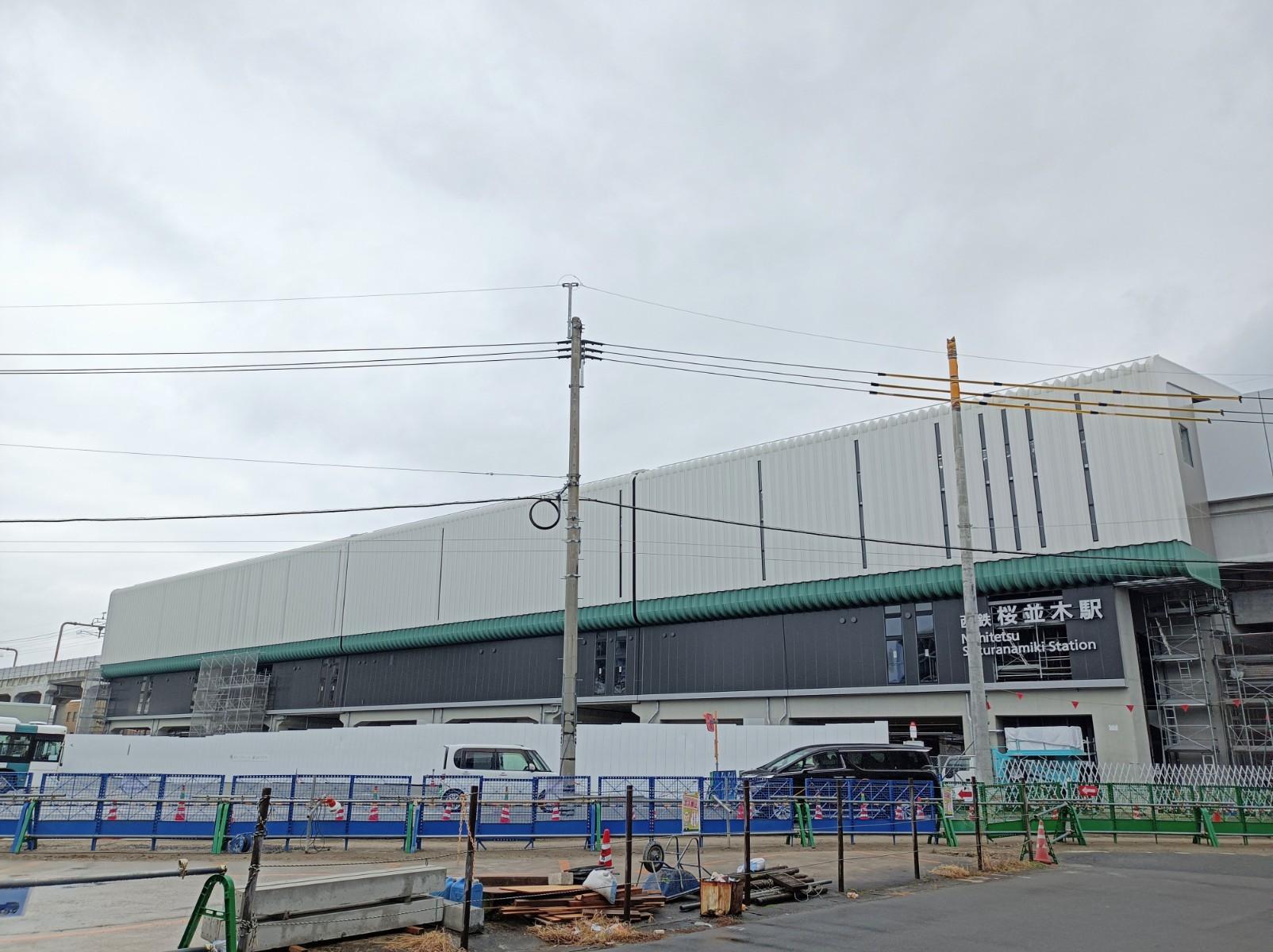 福岡市博多区】3月16日に開業する西鉄天神大牟田線 「桜並木駅