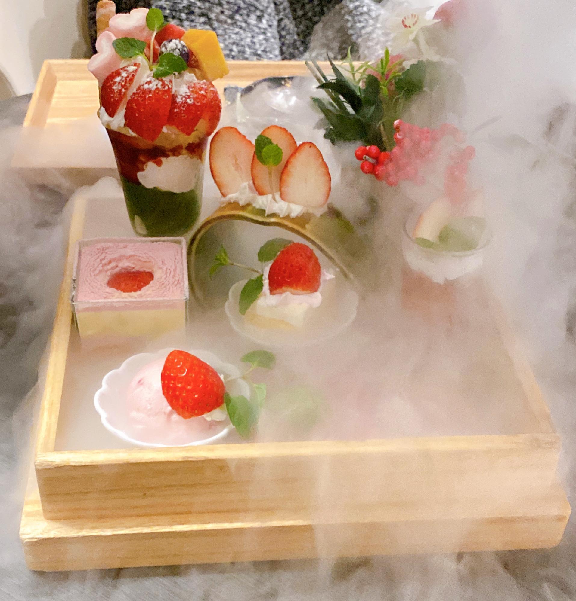 熊本市】茶筅カフェにて今年も“にべさんちのいちご”を使った