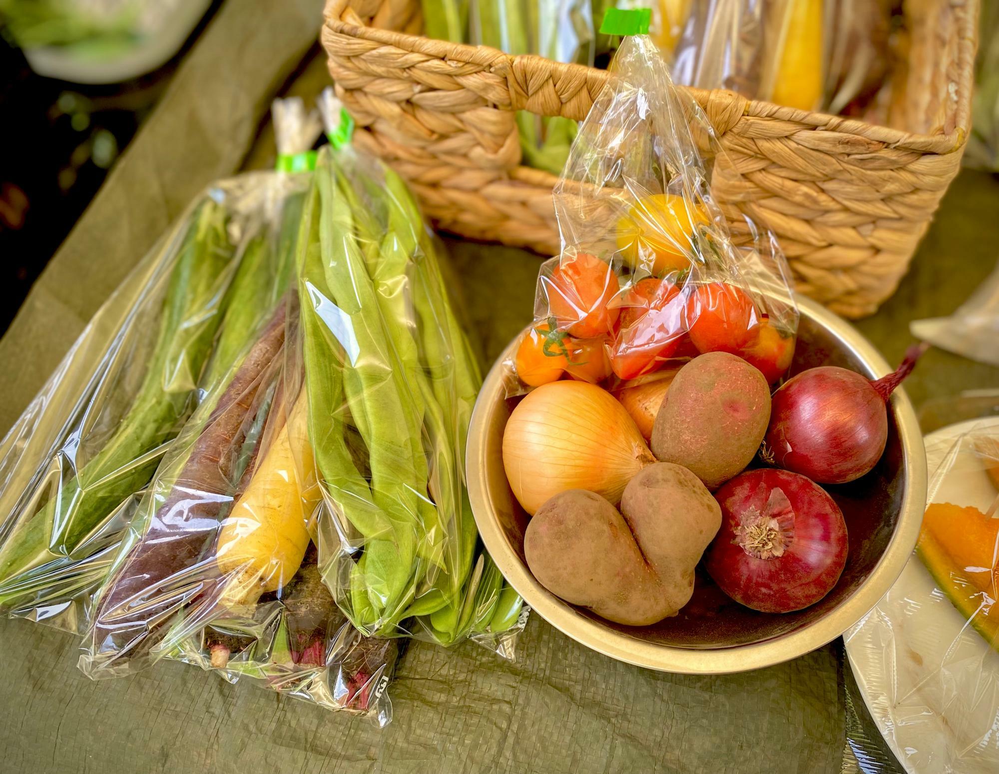 私農高唱さんのお野菜（試食会の野菜と異なる場合があります）