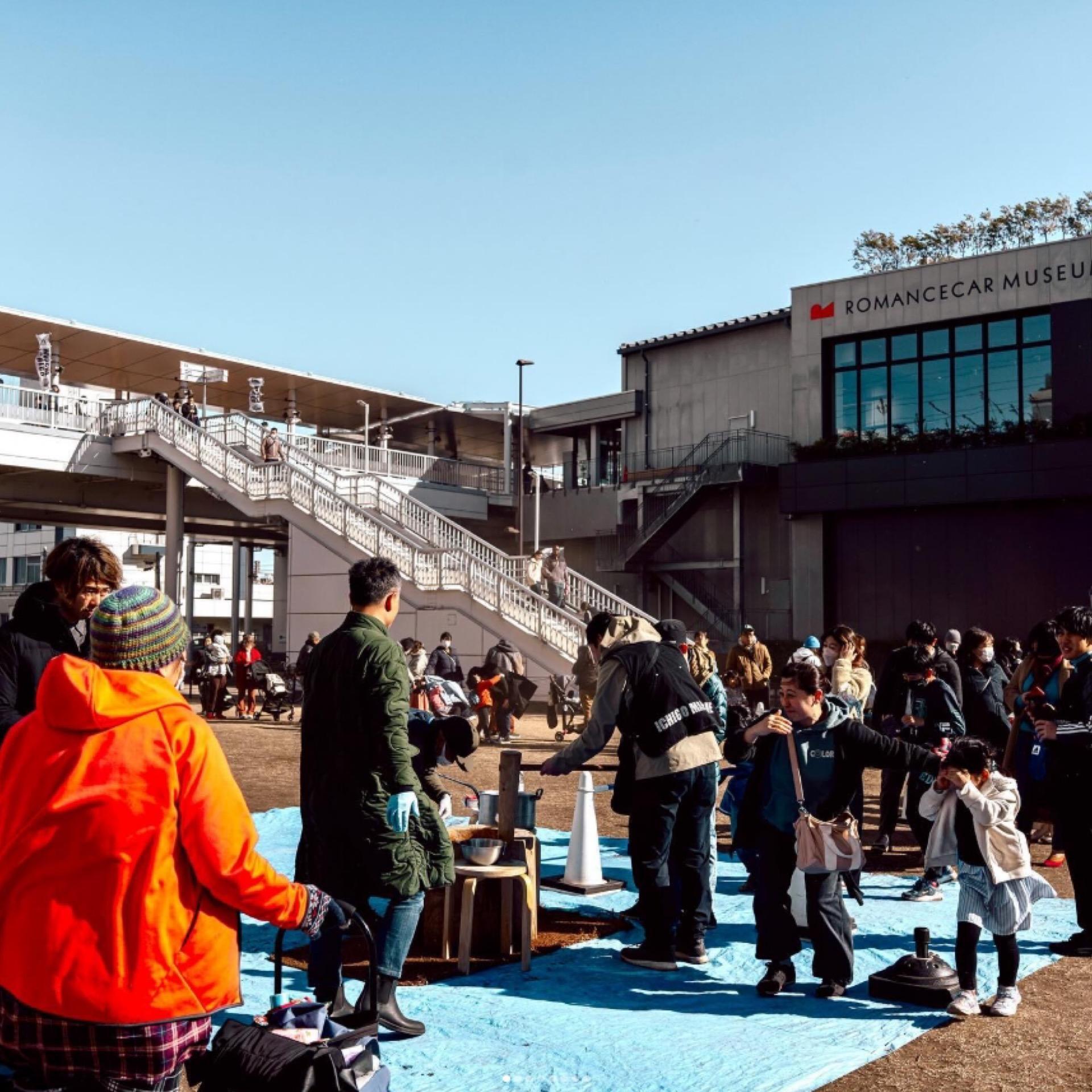 去年のお餅つき大会の様子