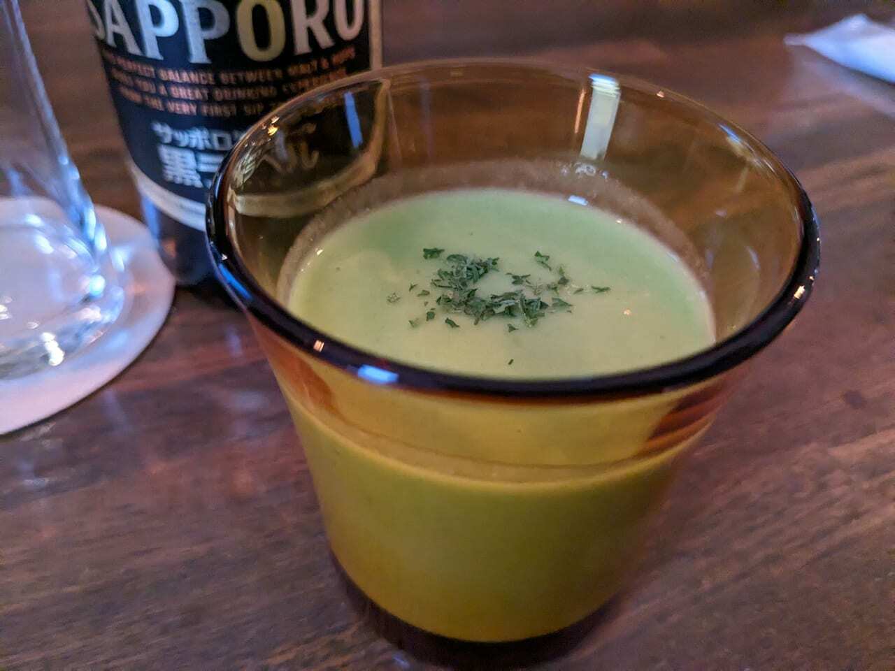 小松菜の冷静スープ