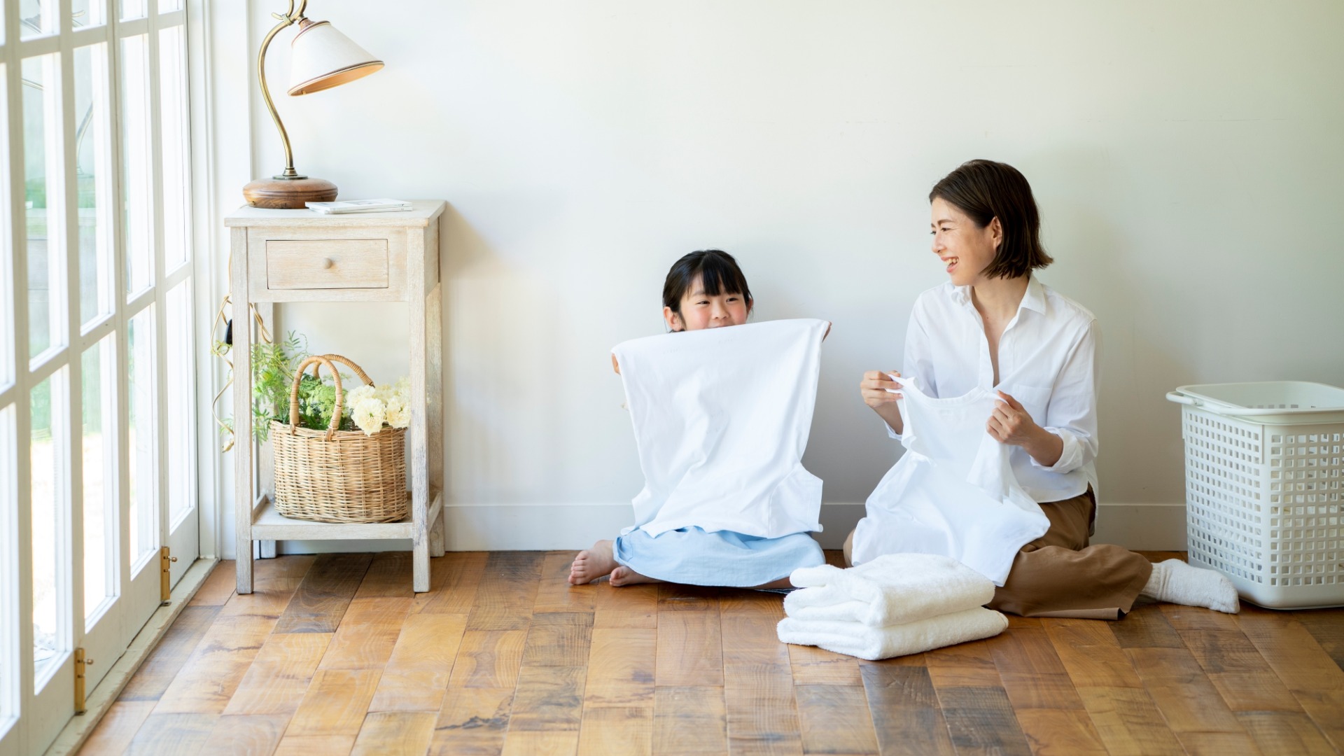 冬の乾燥対策に！洗濯物を部屋干しして加湿効果UP！生乾き臭を防ぐコツ