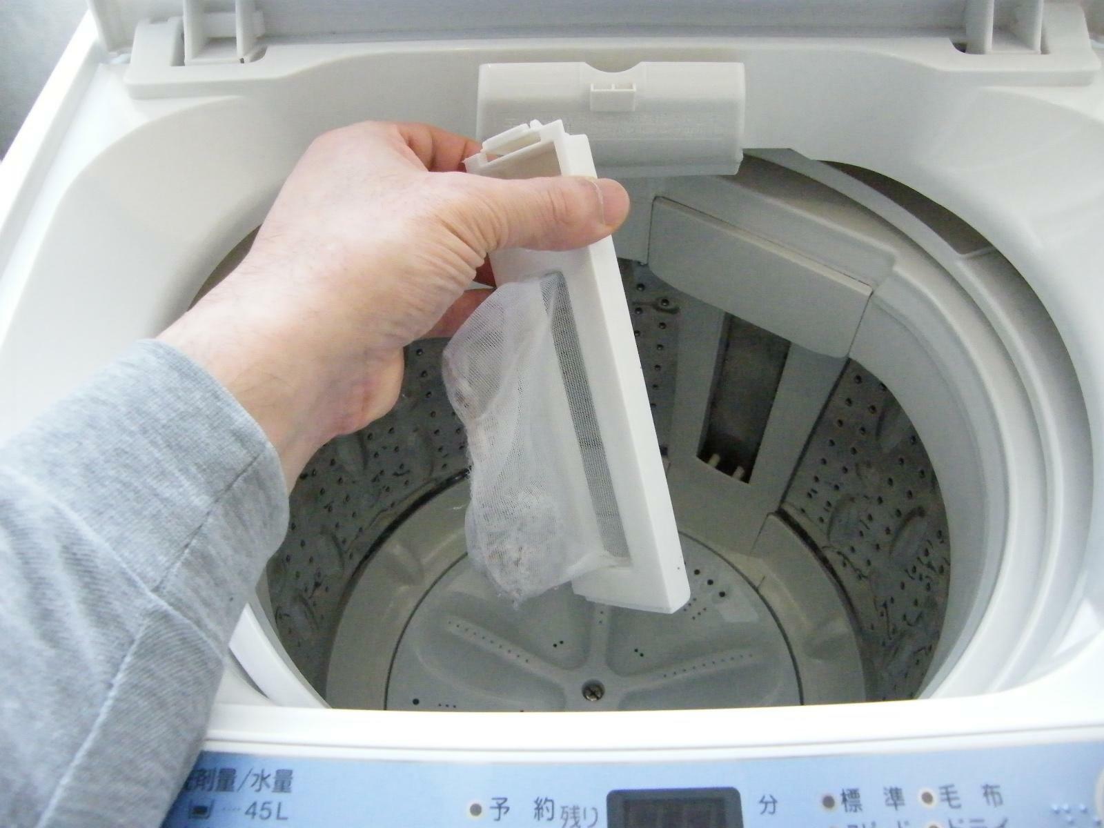 フィルター掃除は、洗濯槽の黒カビ防止にも効果◎
