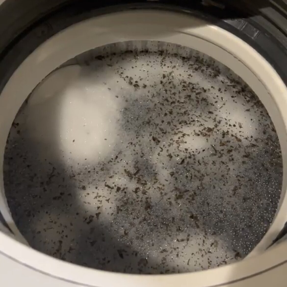 カビだらけの洗濯槽ではタオルの雑菌を減らせません