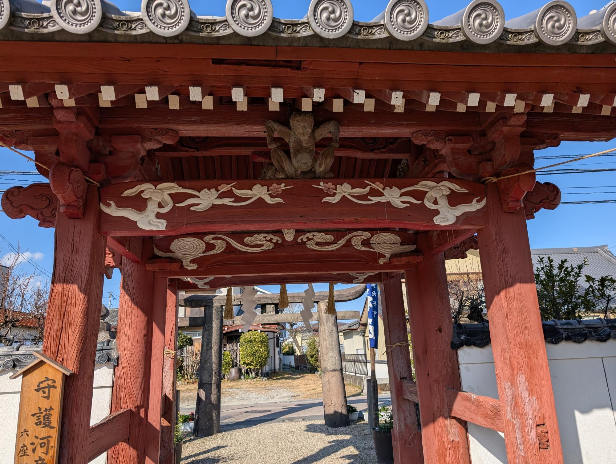 北面天満宮の神門