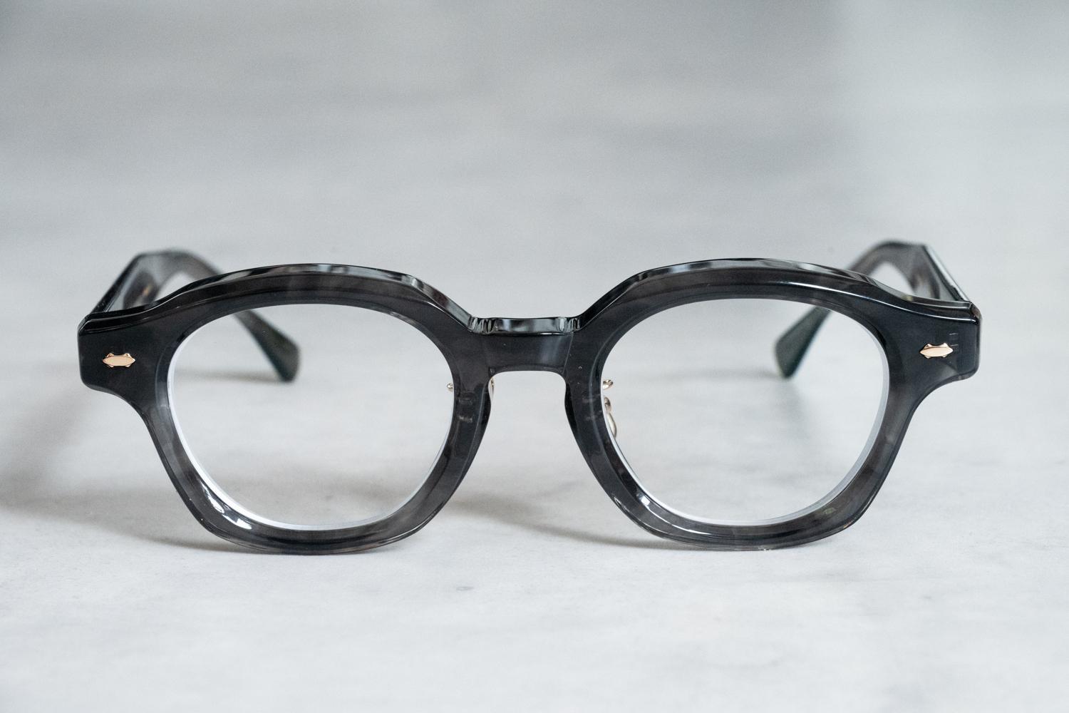 JINS YORUYUKI GRAY ジンズ　眼鏡　めがね　浮世絵　黒縁 JINS YORUYUKI GRAY ジンズ 眼鏡 めがね 浮世絵 黒縁 再入荷で即