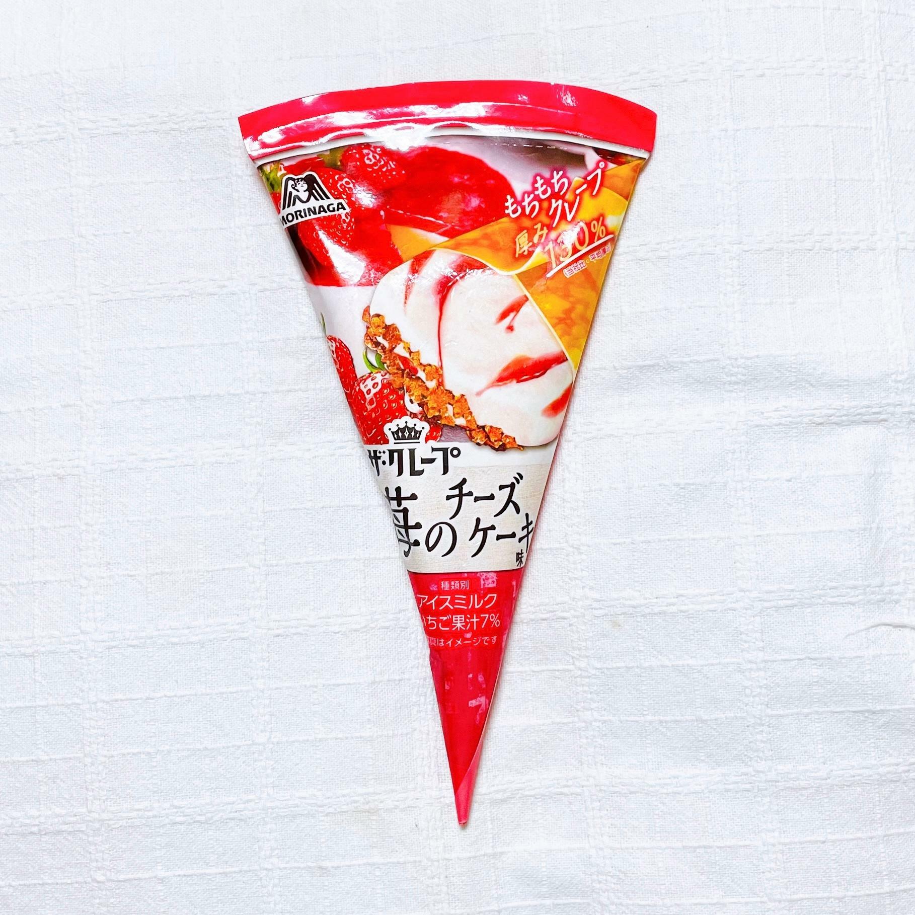 セブンイレブン【ザ・クレープ　苺のレアチーズケーキ】