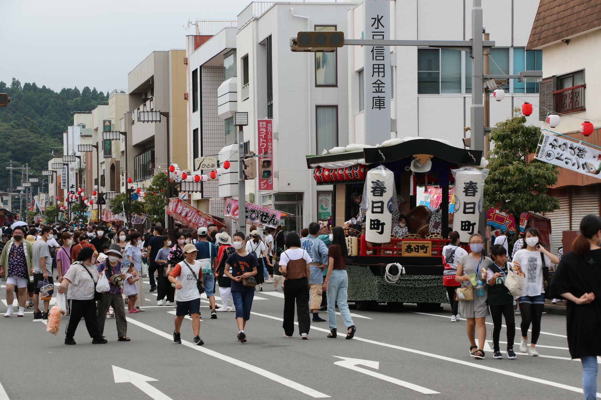 高萩駅前通り（画像提供：高萩市観光協会）