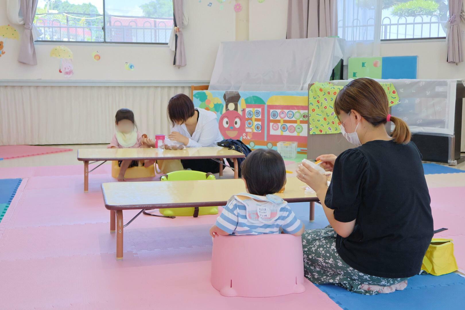 ふれあい広場では、お昼も食べられます