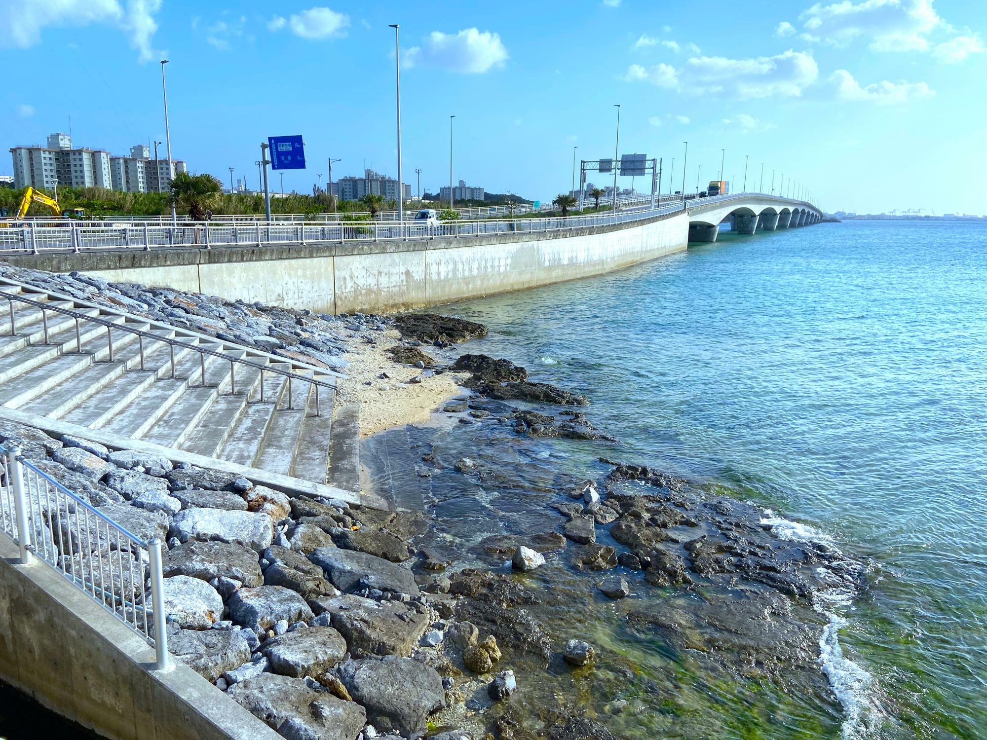 カーミージー海浜公園の海　2023年4月撮影