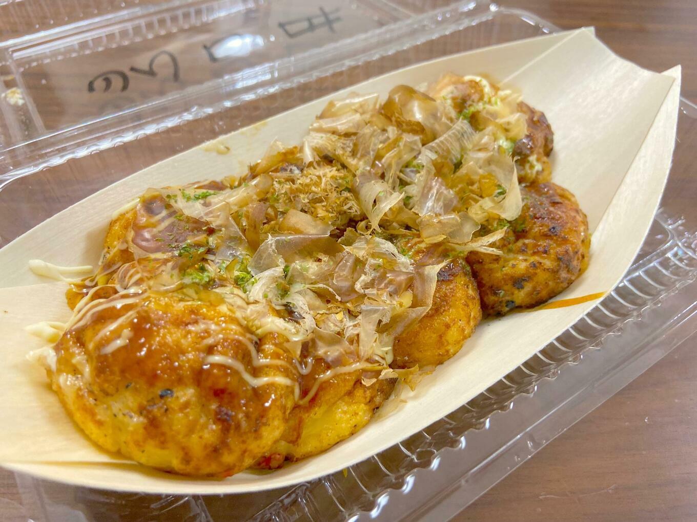 たこ焼き　甘口ソース　8個　490円