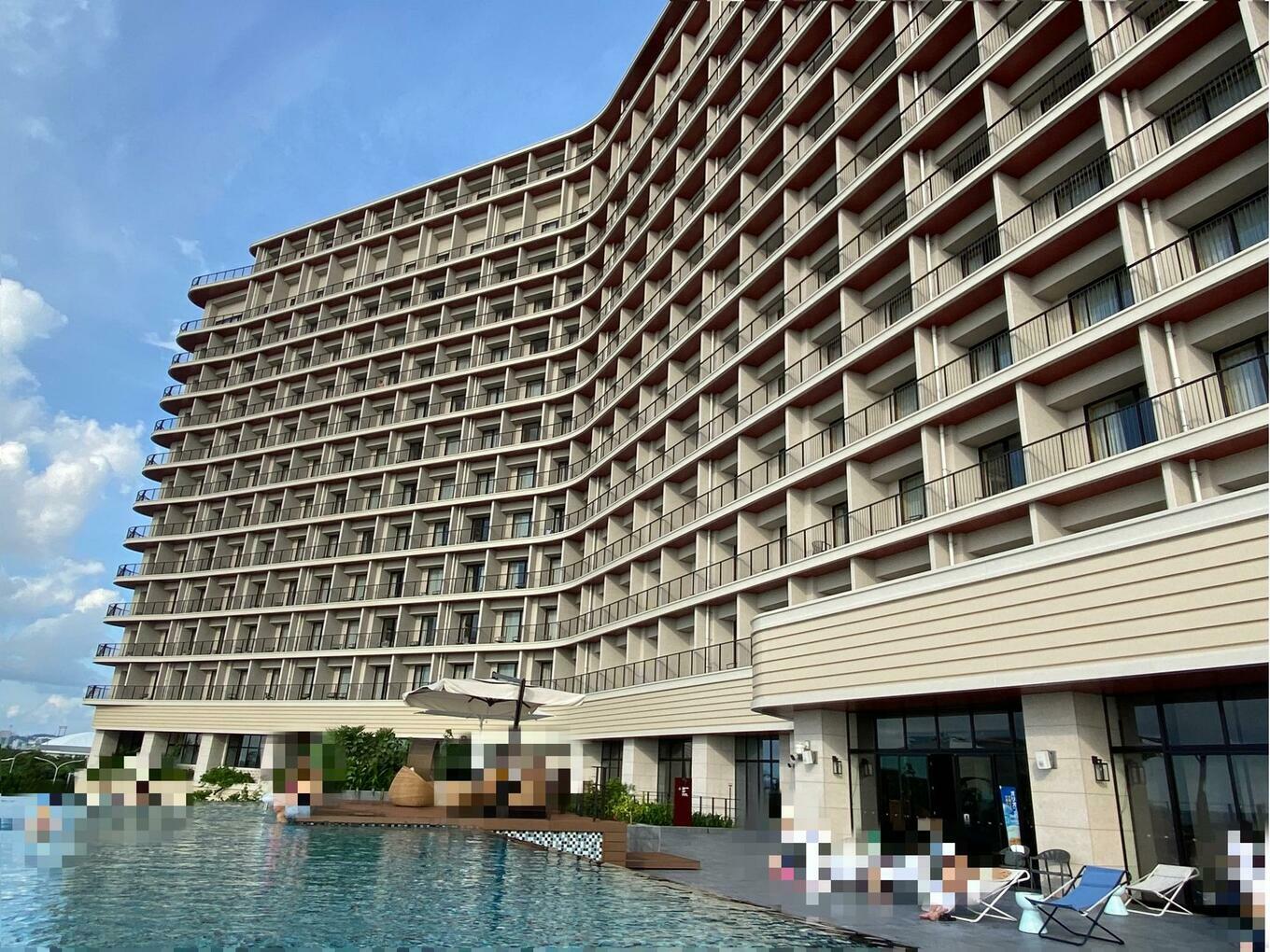 沖縄プリンスホテル オーシャンビューぎのわん　＊2022年の宿泊時に撮影