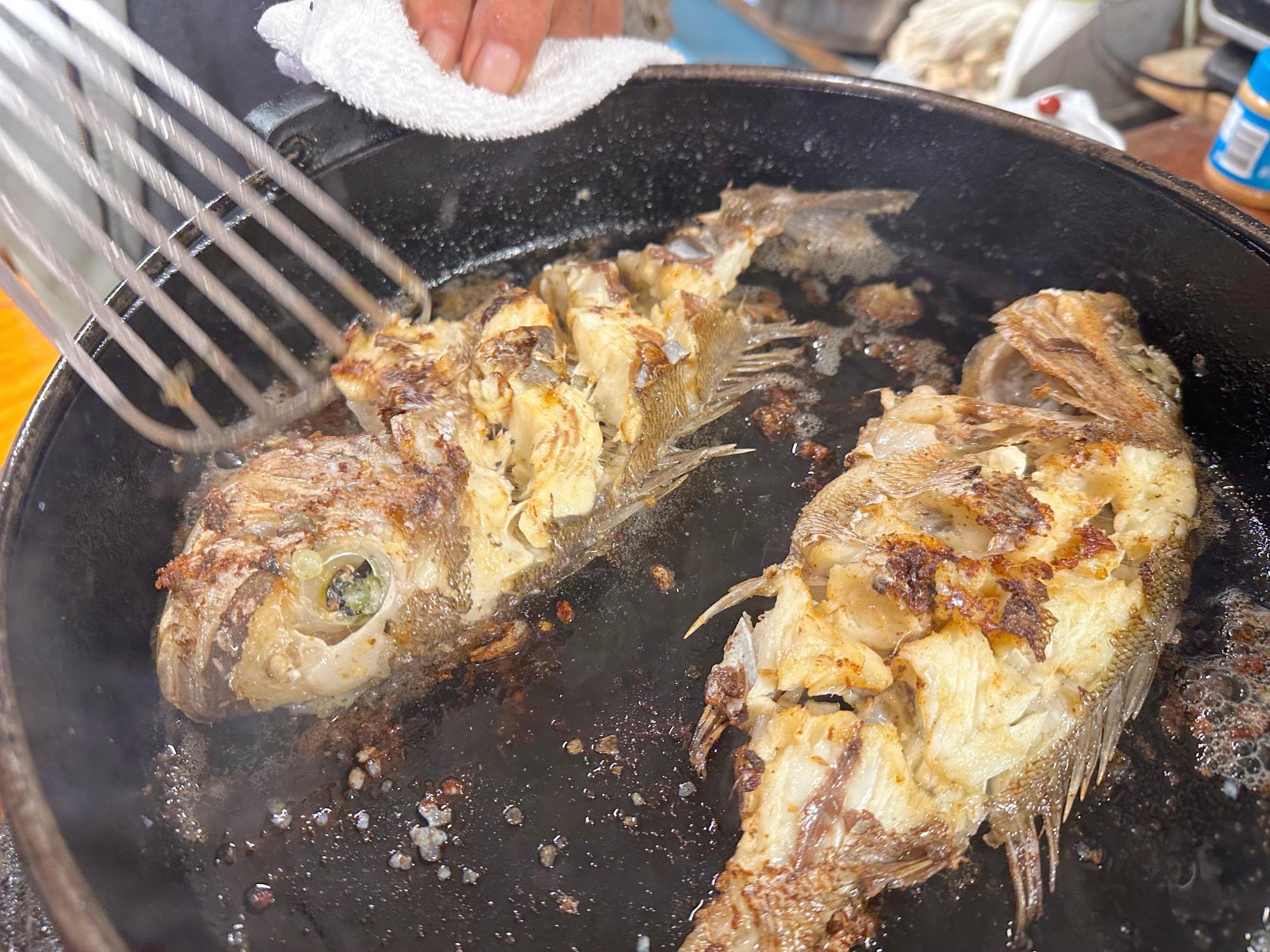 バター焼きで美味しく頂きました。