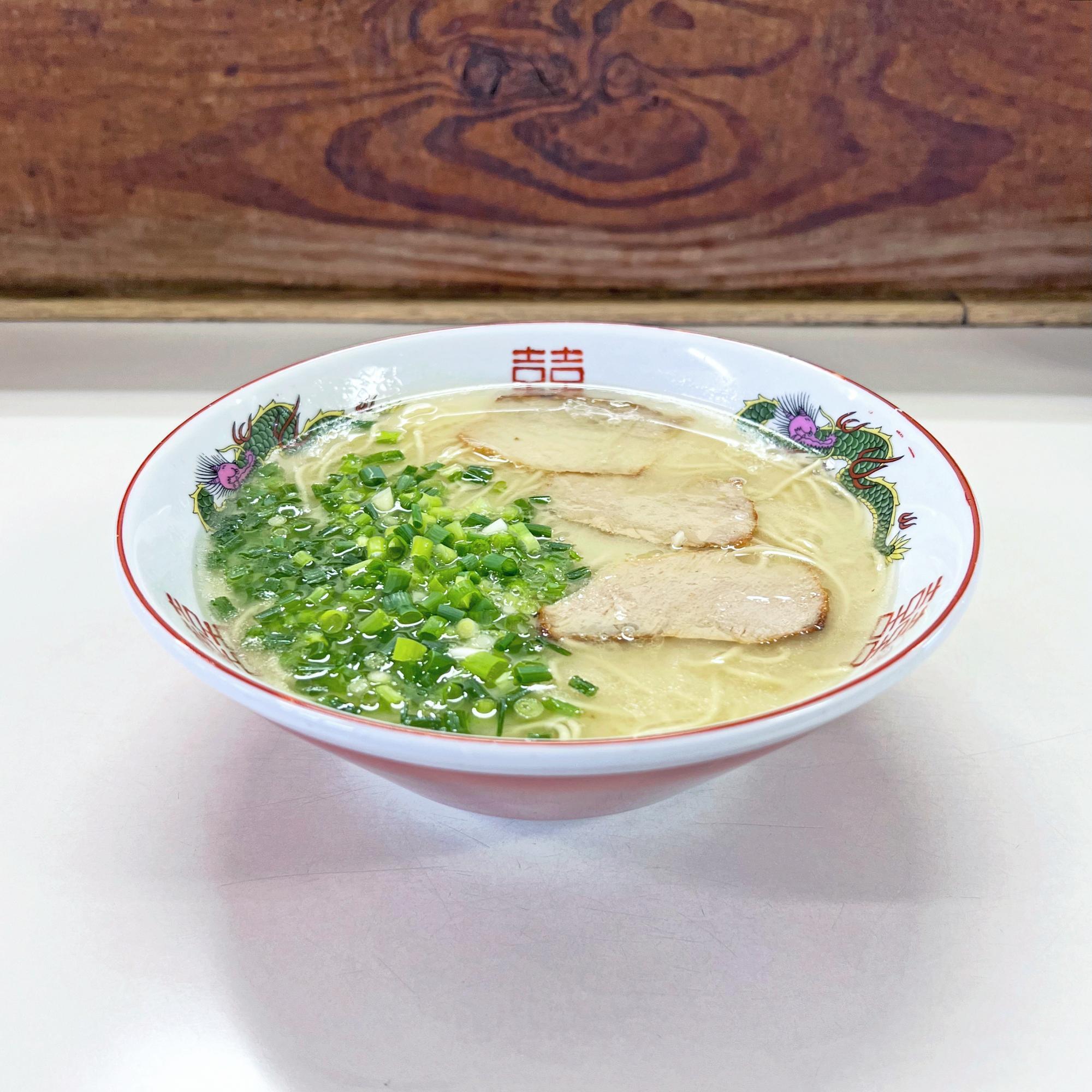 豚骨100%のラーメン