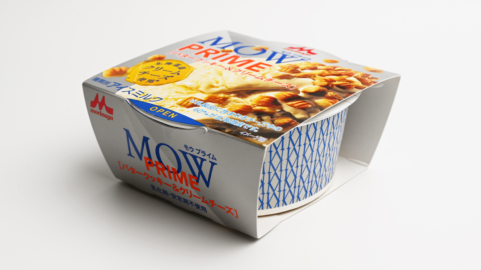 森永乳業『MOW PRIME （モウプライム） バタークッキー＆クリームチーズ』