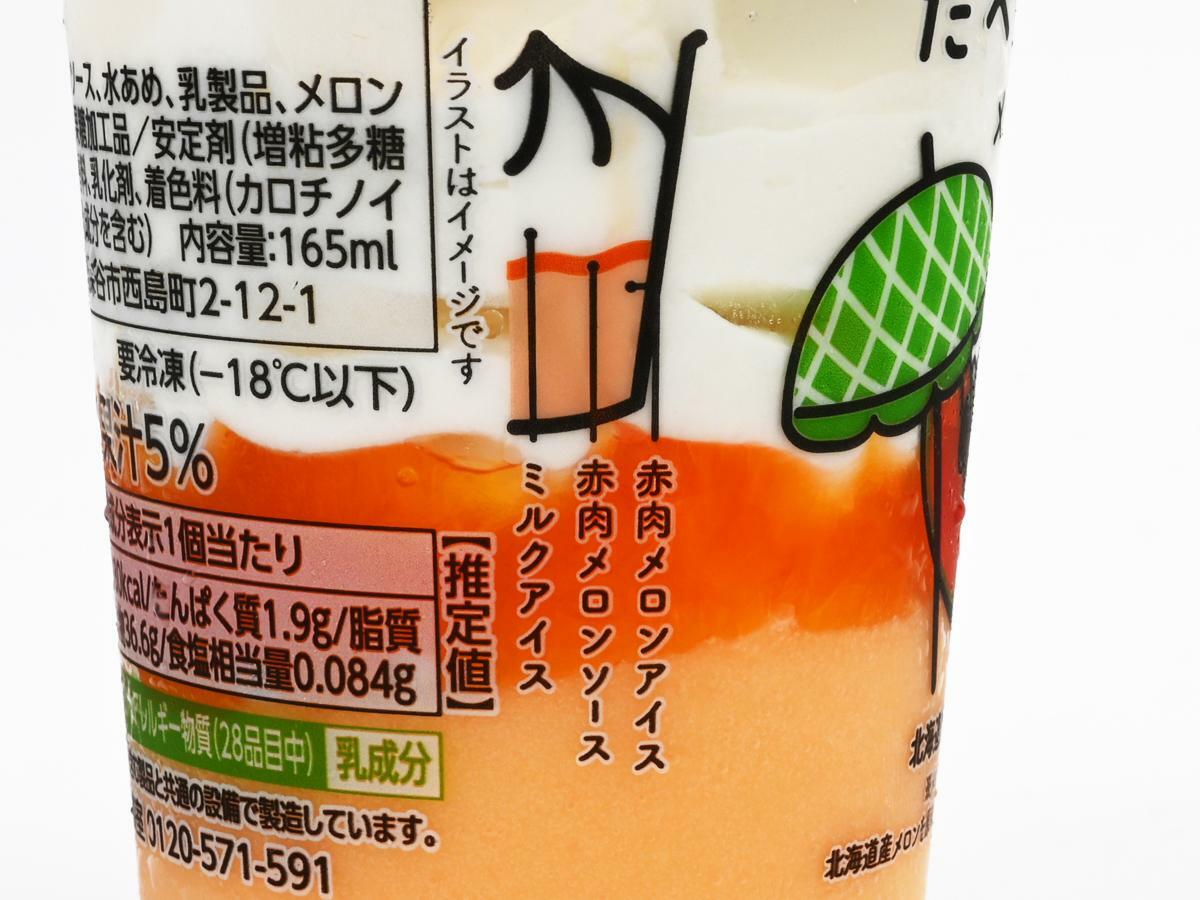 赤城乳業『たべる牧場メロン』