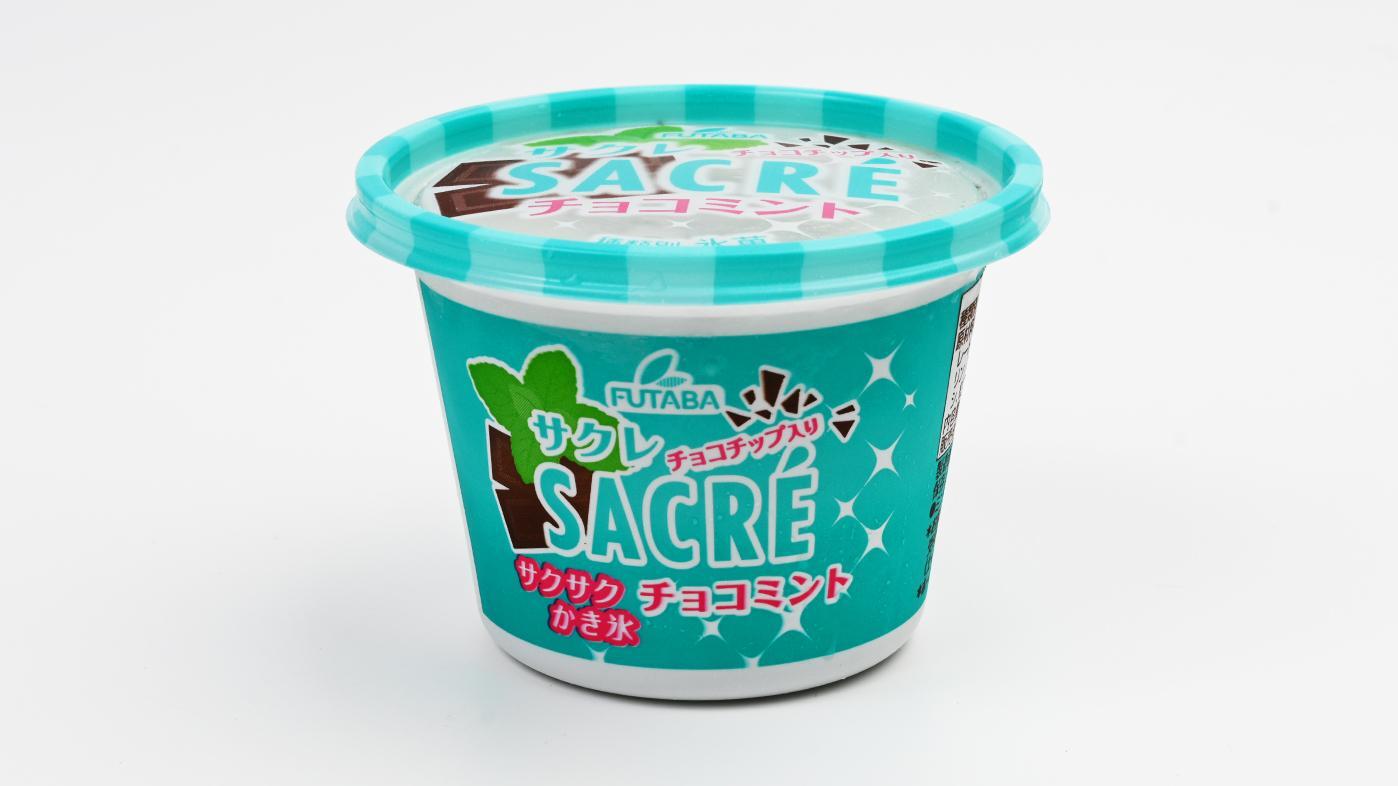チョコミント上級者向け！爽やかなミントかき氷にチョコチップが