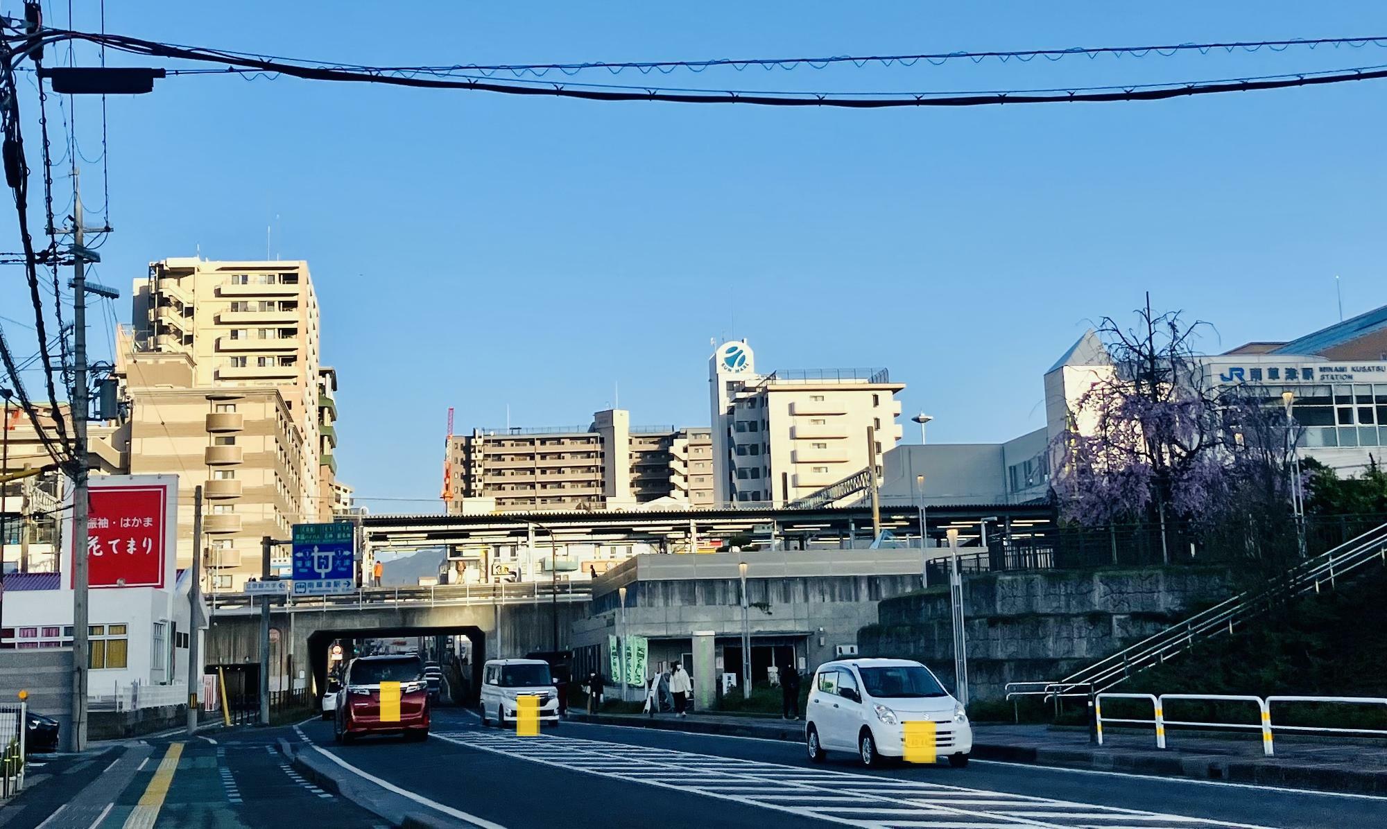 ※画像は、JR井波草津駅西口周辺の様子。