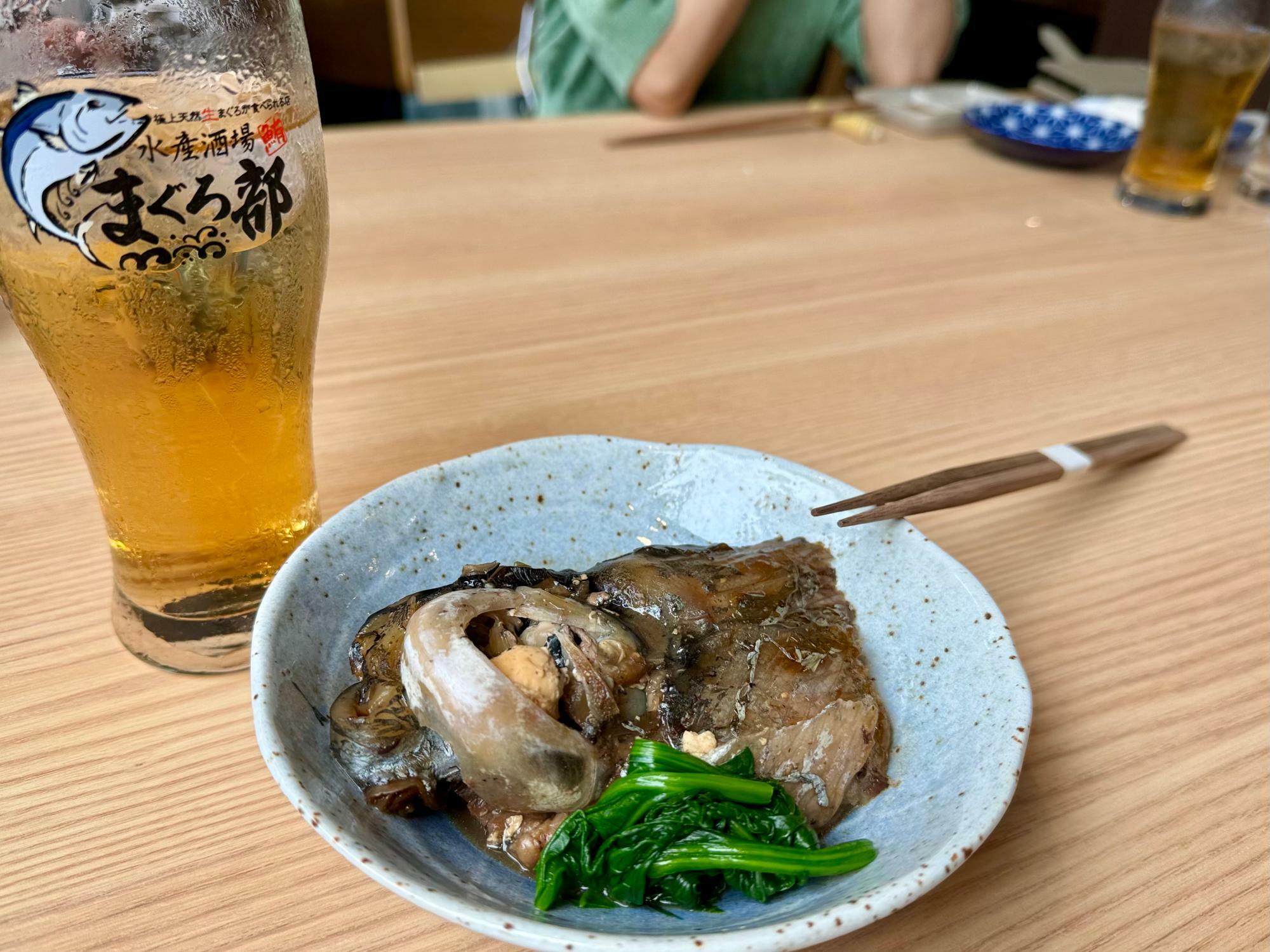 まぐろ目玉煮付け〜とろとろコラーゲン入り（1280円）