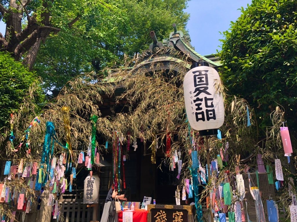 夏詣時期の入谷・小野照崎神社