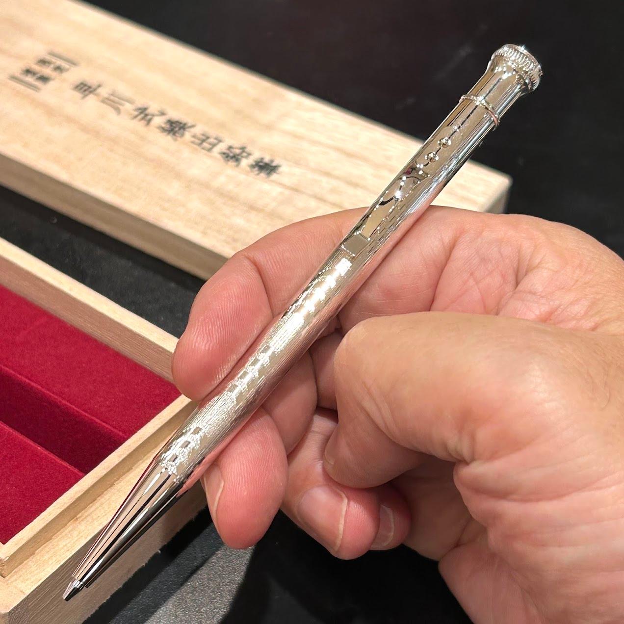 早川式練出鉛筆 金属製 シルバー 限定商品PLATINUM プラチナ 限定