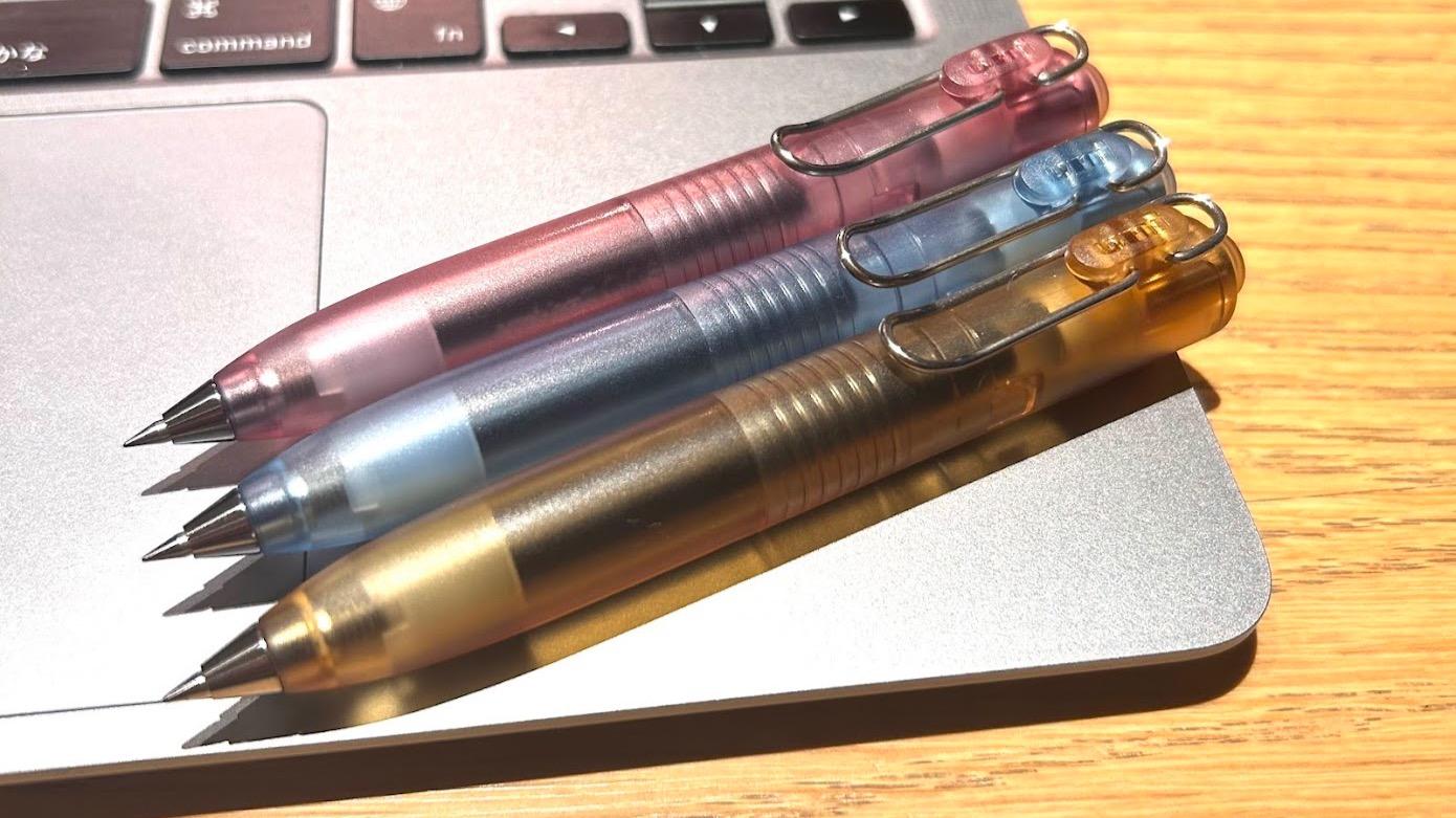 数量限定】人気のボールペン！「ユニボールワンP アイスティー