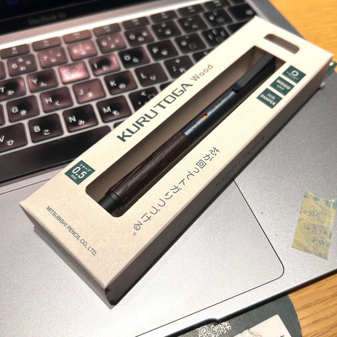 やっと買えました！「クルトガ ウッド」握りやすい木軸グリップ