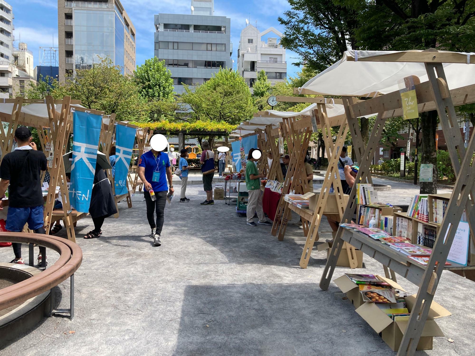 台東区のコミュニティイベント「てん」が新御徒町公園で開催。当日は