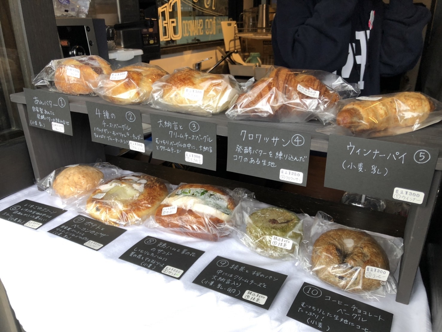 2022年5月開催時・Yakichiのパン販売