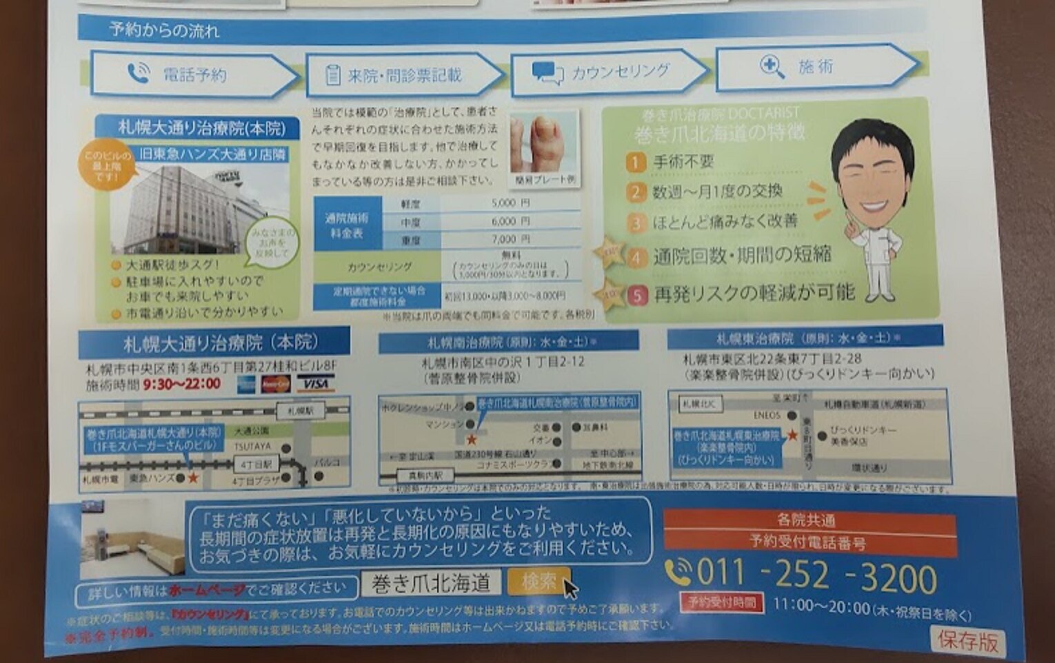 札幌と福岡に治療院があるんです。