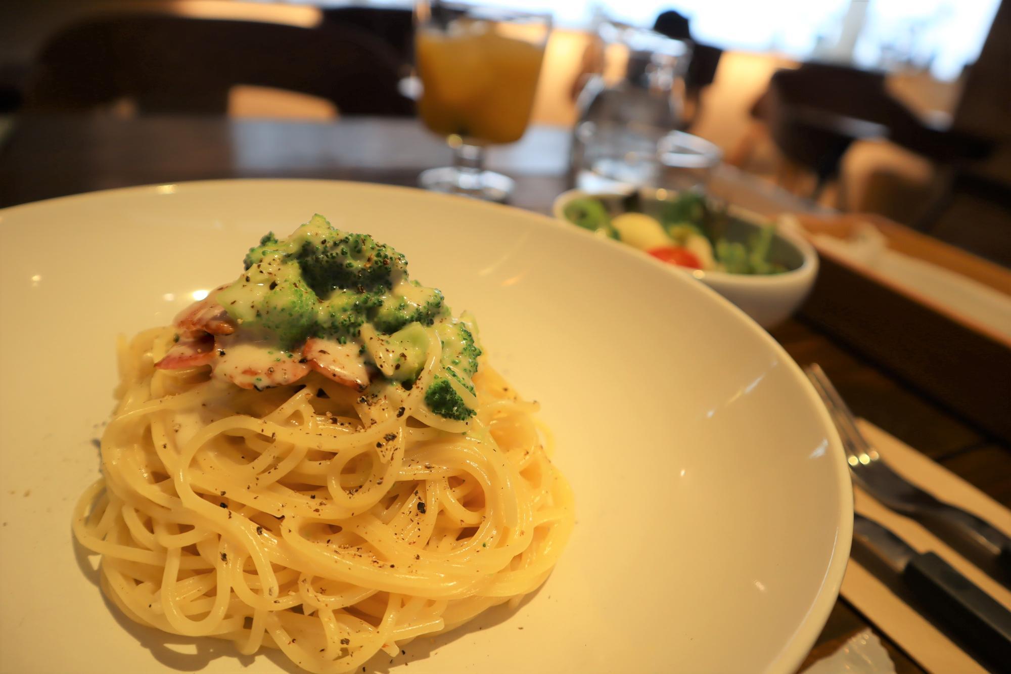 おいしそう！クリームパスタ久しぶりです。