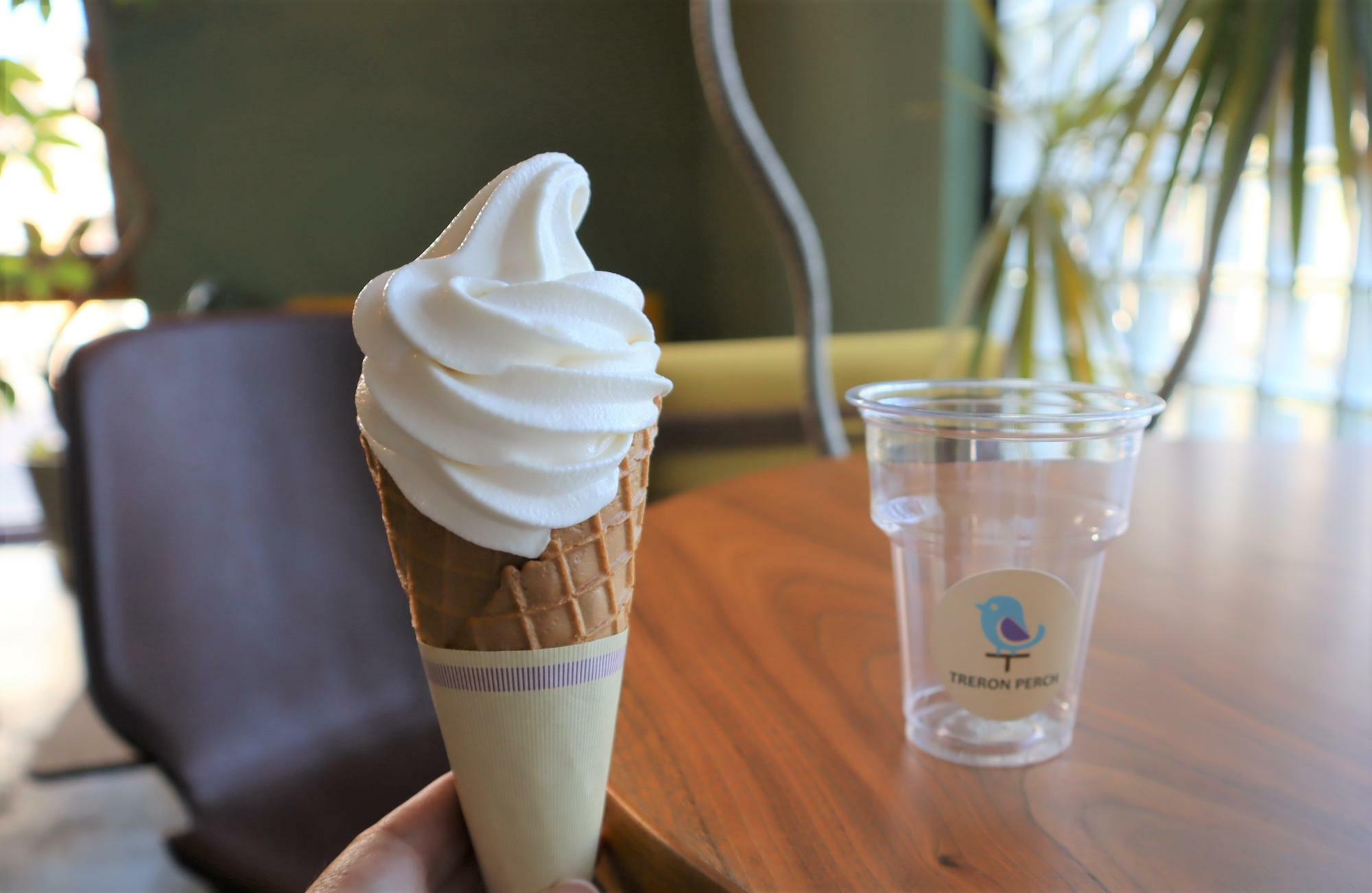 北海道牛乳ソフトクリームをご提供していただきました。ありがとうございます。