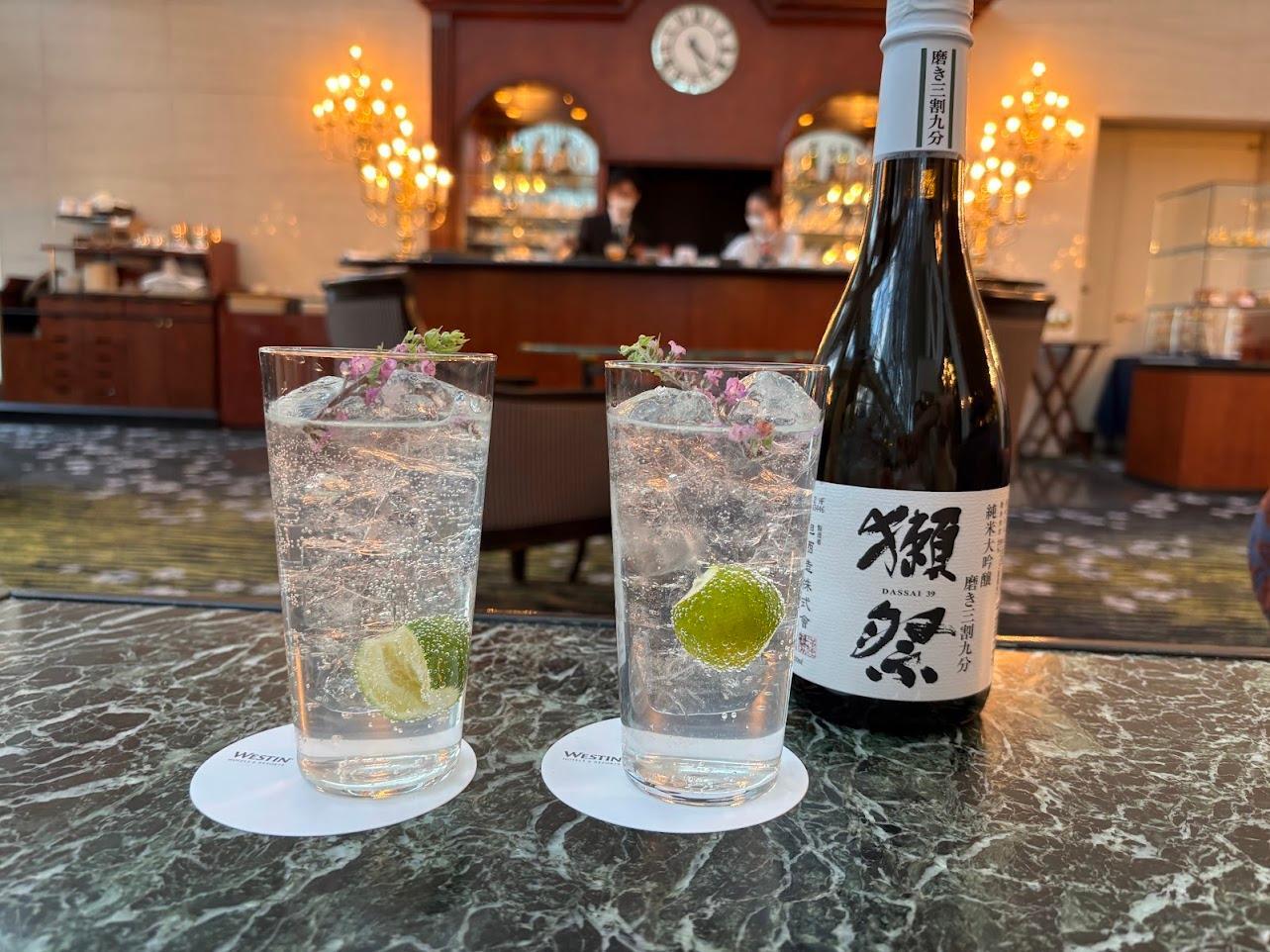 THE WESTIN 獺祭と枡 THE WESTIN 獺祭と枡