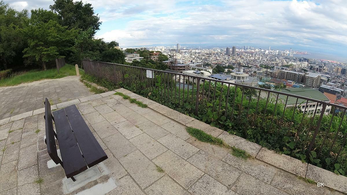 灘丸山公園からの眺め。