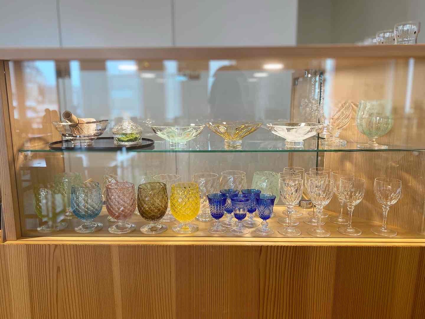 富山ガラス工房のグラス