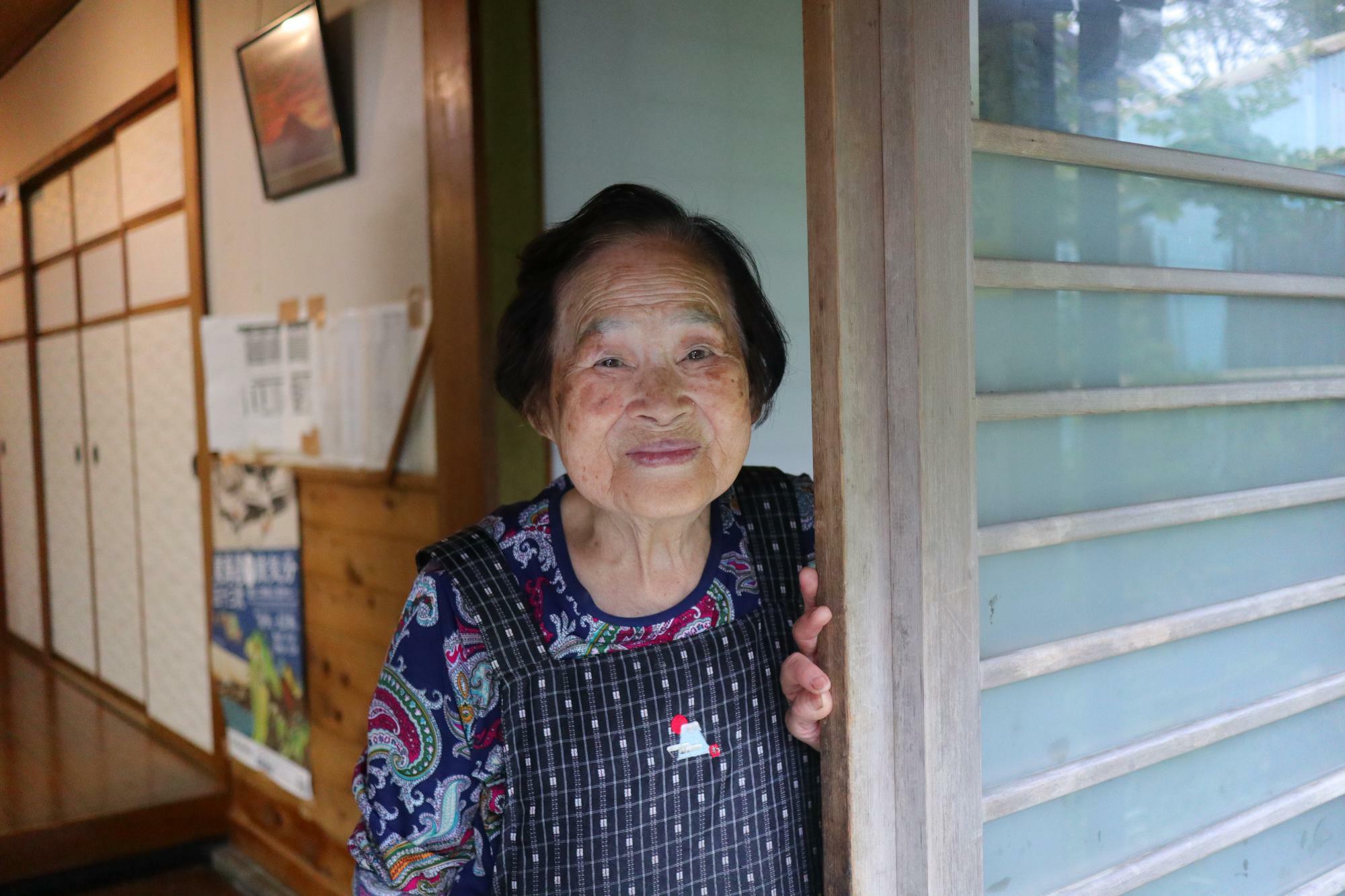 笑顔が優しい「かま家」の女将さん