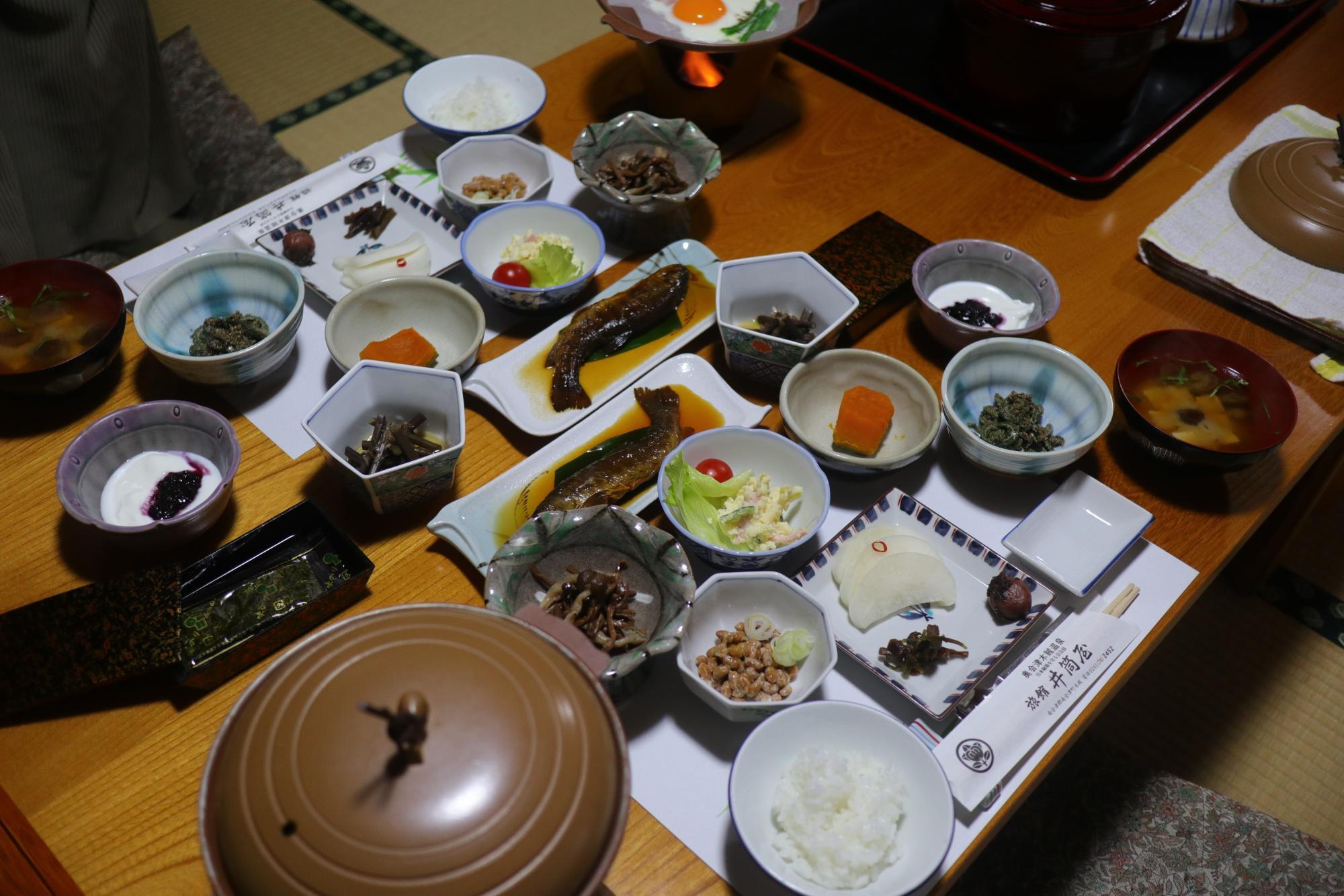 井筒屋の朝食