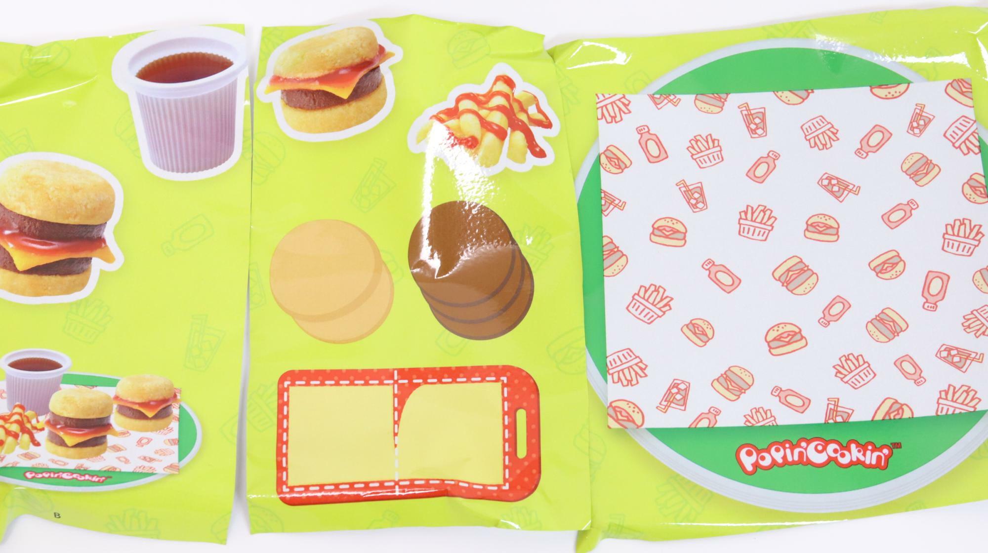 アメリカ版知育菓子「ハンバーガーやさん」　シート