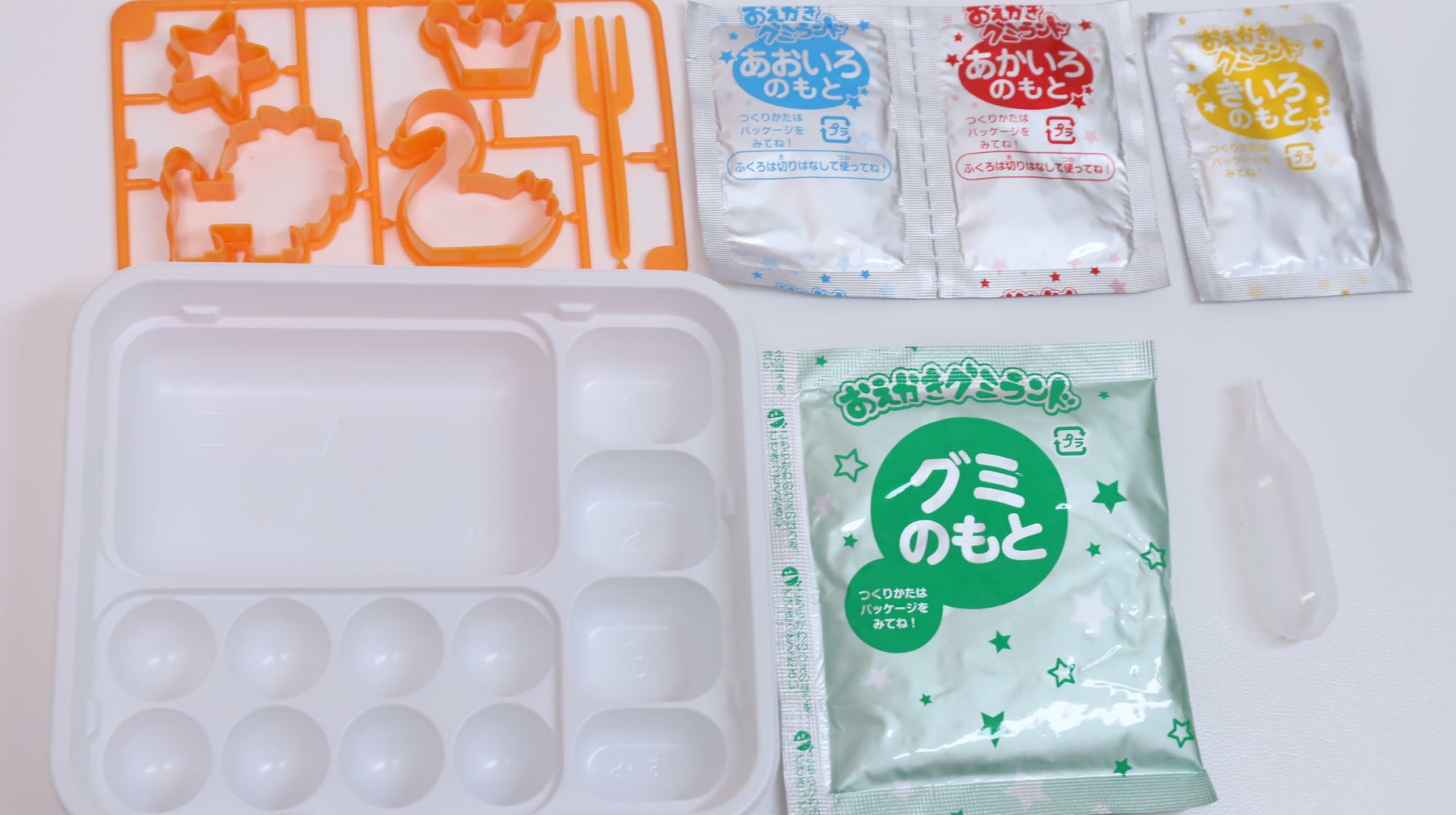 日本版版知育菓子おえかきグミランド