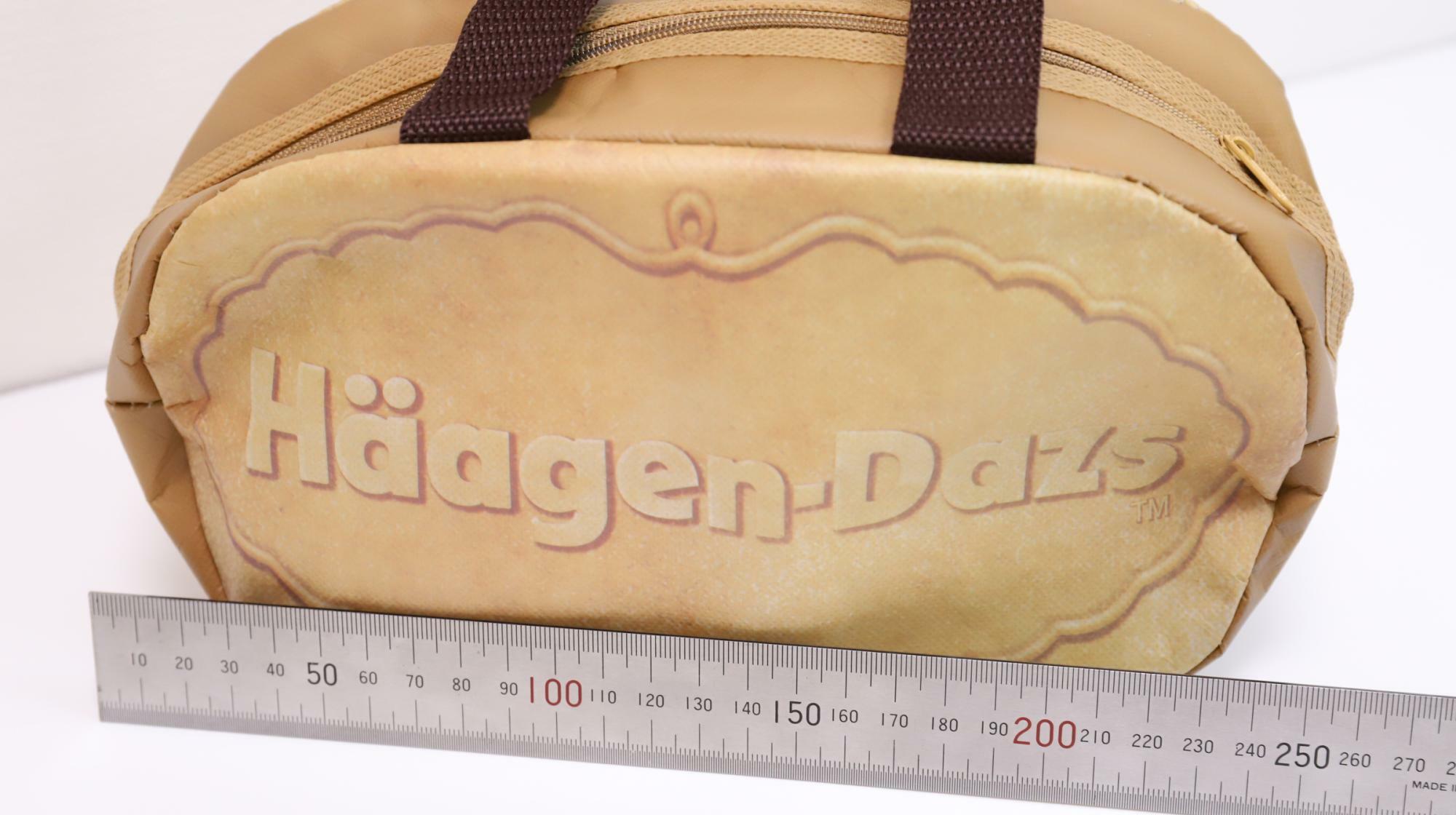 ハーゲンダッツの福袋についているクリスピーサンド型保冷バッグ