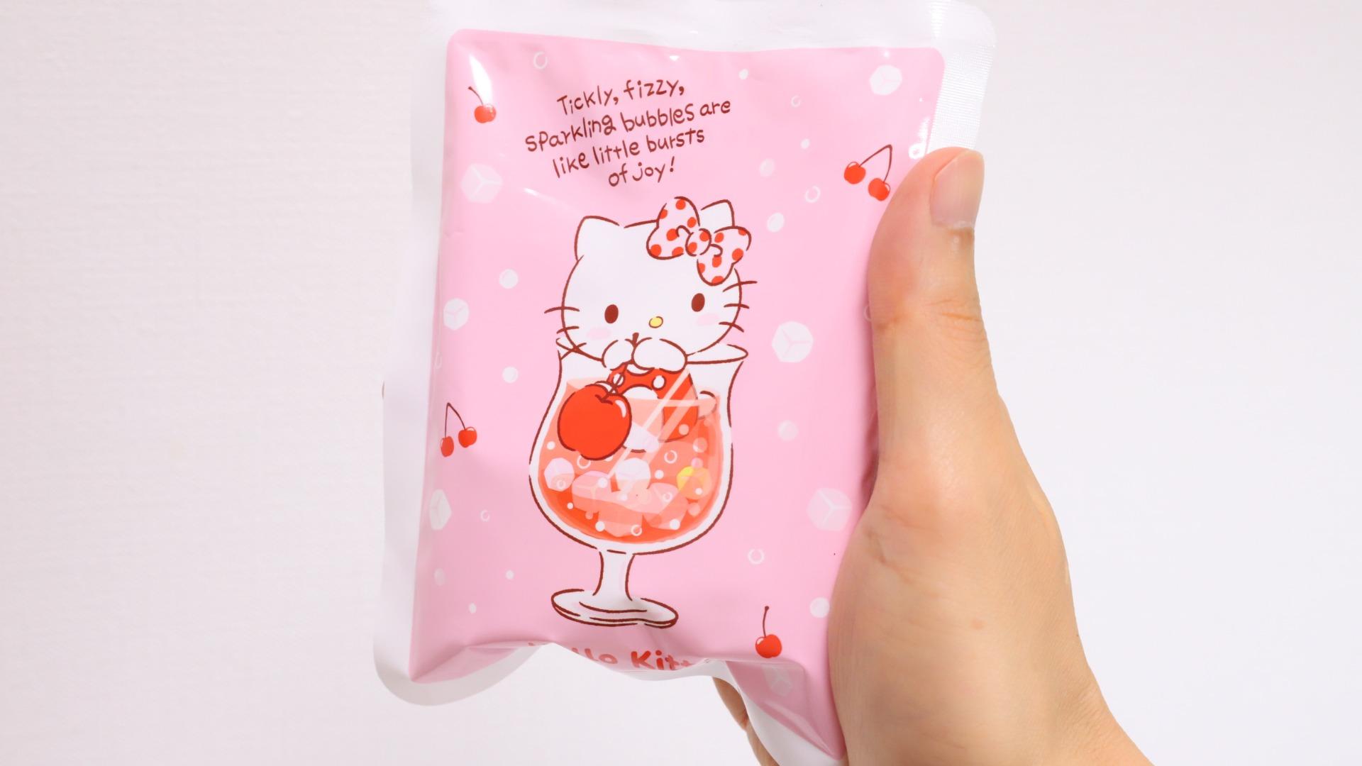【あ さま】キティ 瞬間冷感パック1個 110円で15分間の幸せ!ダイソーのキティちゃん瞬間冷却パックを
