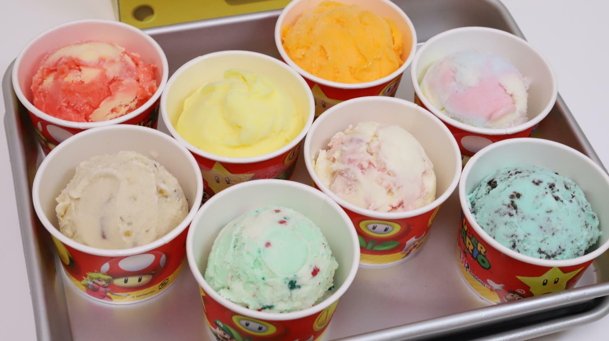 サーティワンのスーパーマリオコラボ「ハテナブロックアイスクリームセット8コ入」好きなアイス8個を選べます　