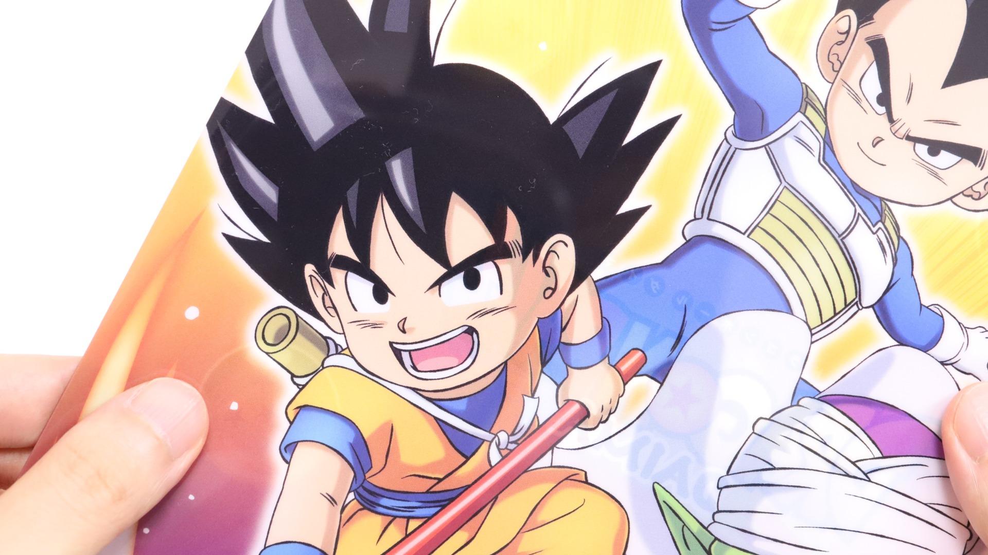 ドラゴンボールDAIMA クリアファイル 悟空 ステッカー 5セット 悟空がローソンで待っている!ドラゴンボールDAIMAのクリア